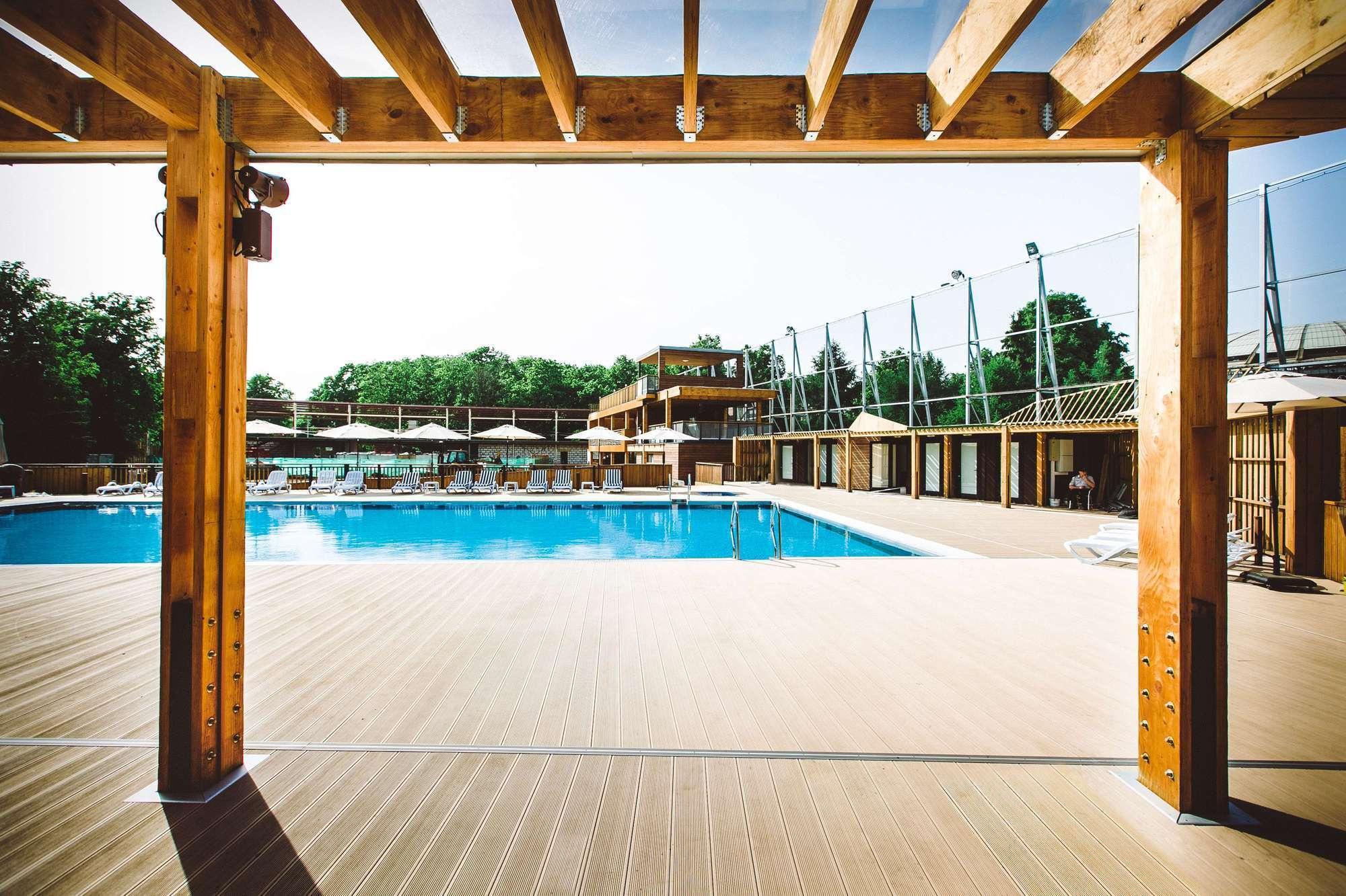 Открытый бассейн в Лужниках. Фотограф рынка недвижимости Павел Хоменко