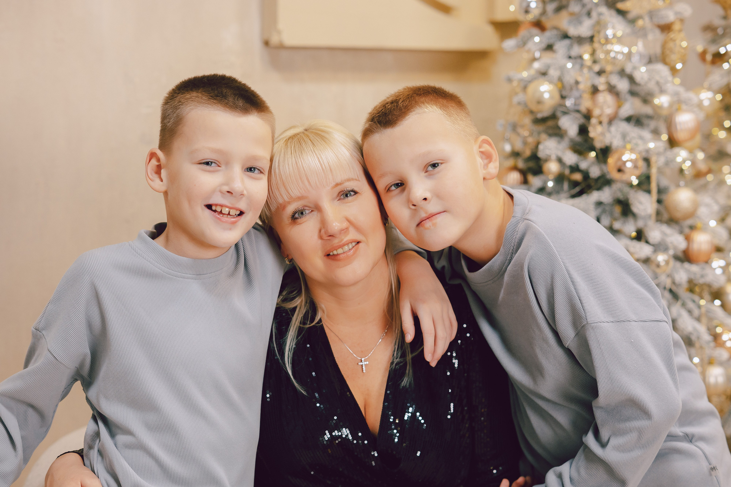 Семейная новогодняя фотосессия. Семейный Фотограф в Москве Евгения Симоненко