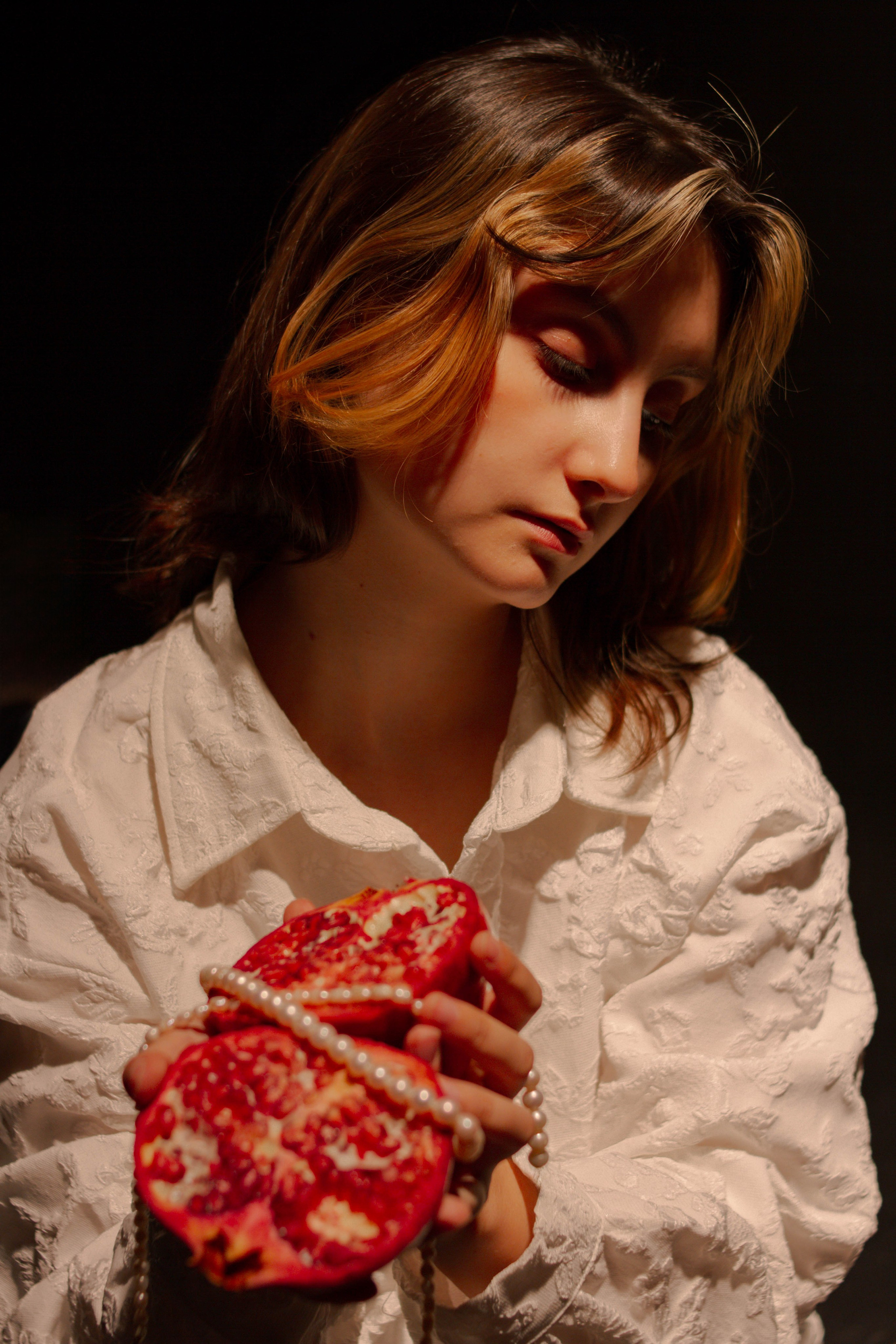 Гранат и жемчуг. Создадим шедевр? Виталина и её фотоискусство