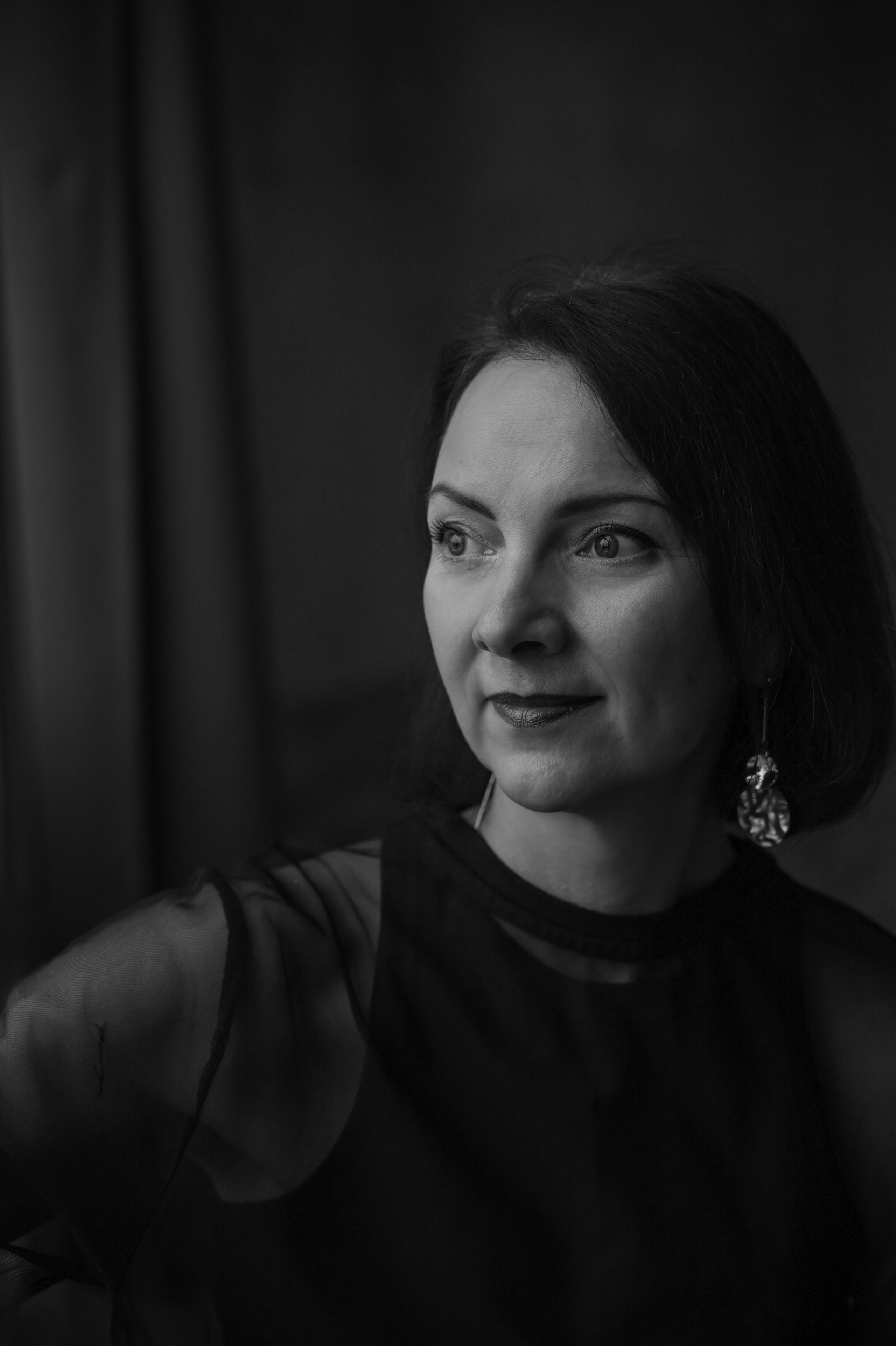 Женская фотосессия в студии с песком. Портретный фотограф в Москве Казьмина Олеся