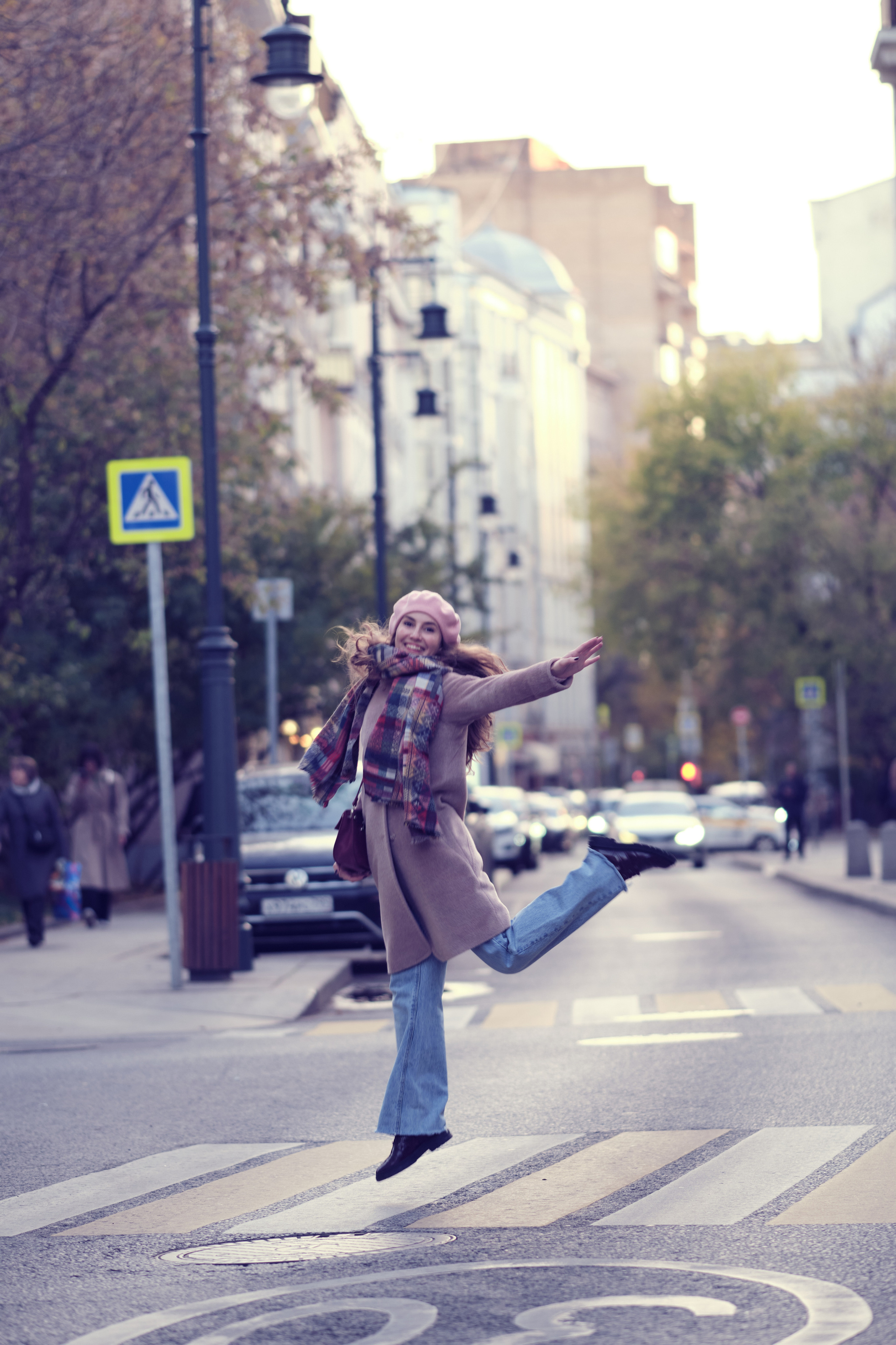 Фотосессия красивой женщины на Патриарших. Елена Павленко. Фотограф. Москва