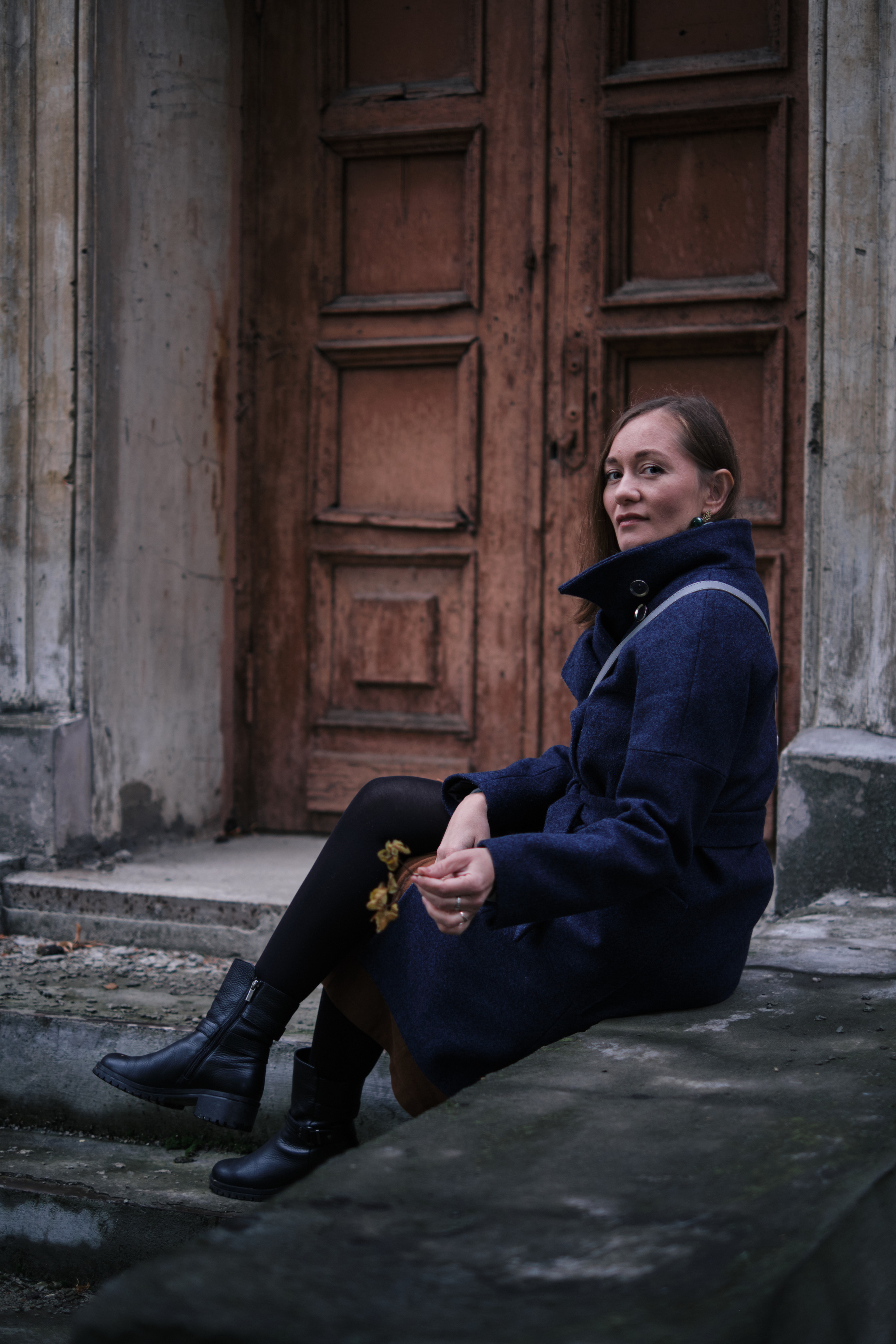 Фотосессия осенью на улицах старого города Жуковский. Елена Павленко. Фотограф. Москва