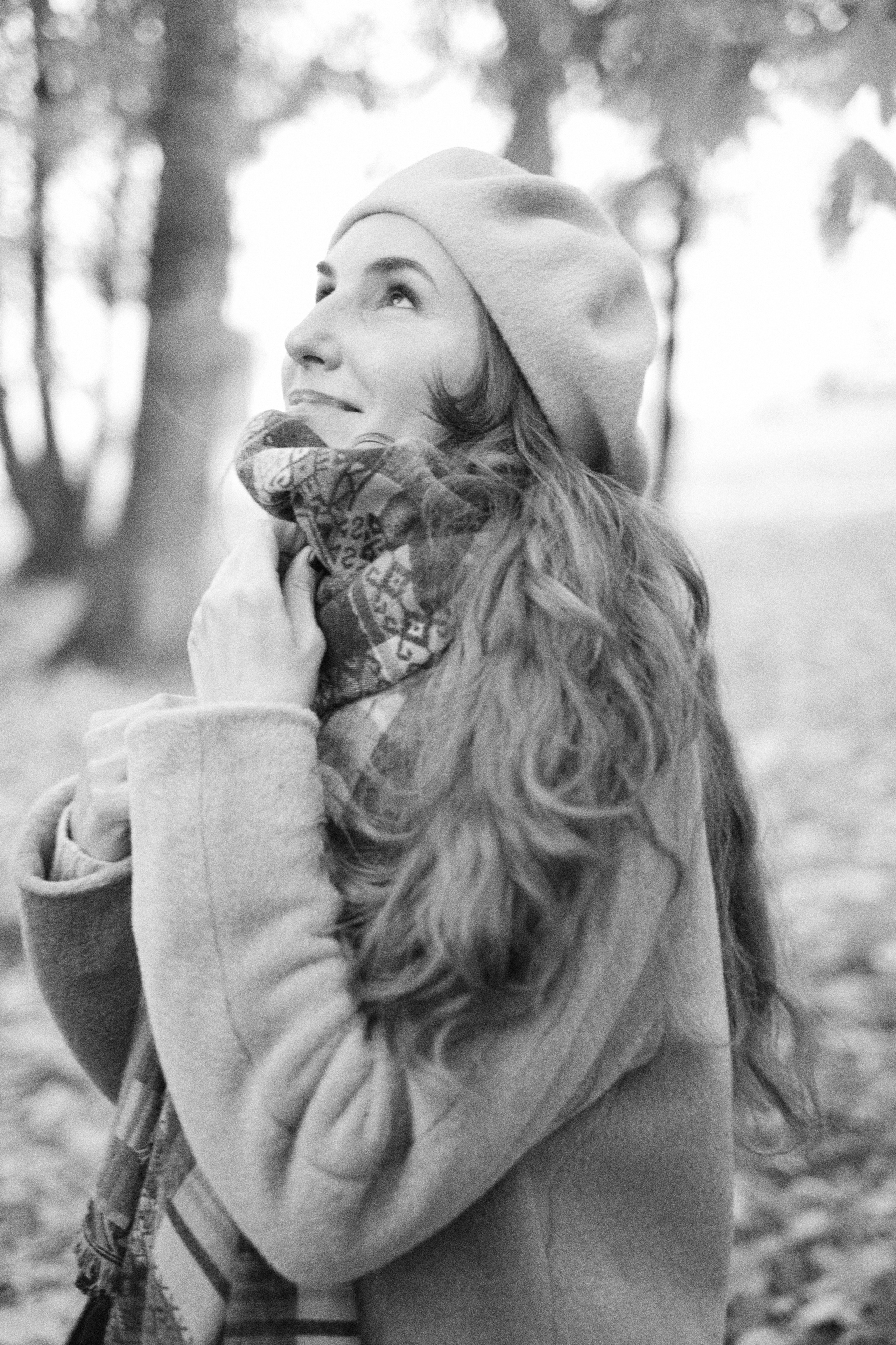 Фотосессия красивой женщины на Патриарших. Елена Павленко. Фотограф. Москва