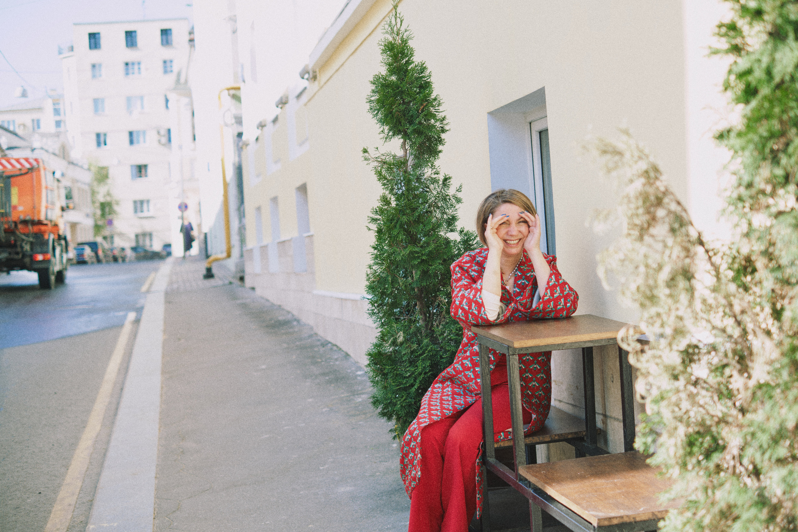 Весенняя фотосессия на Китай-городе для Кати