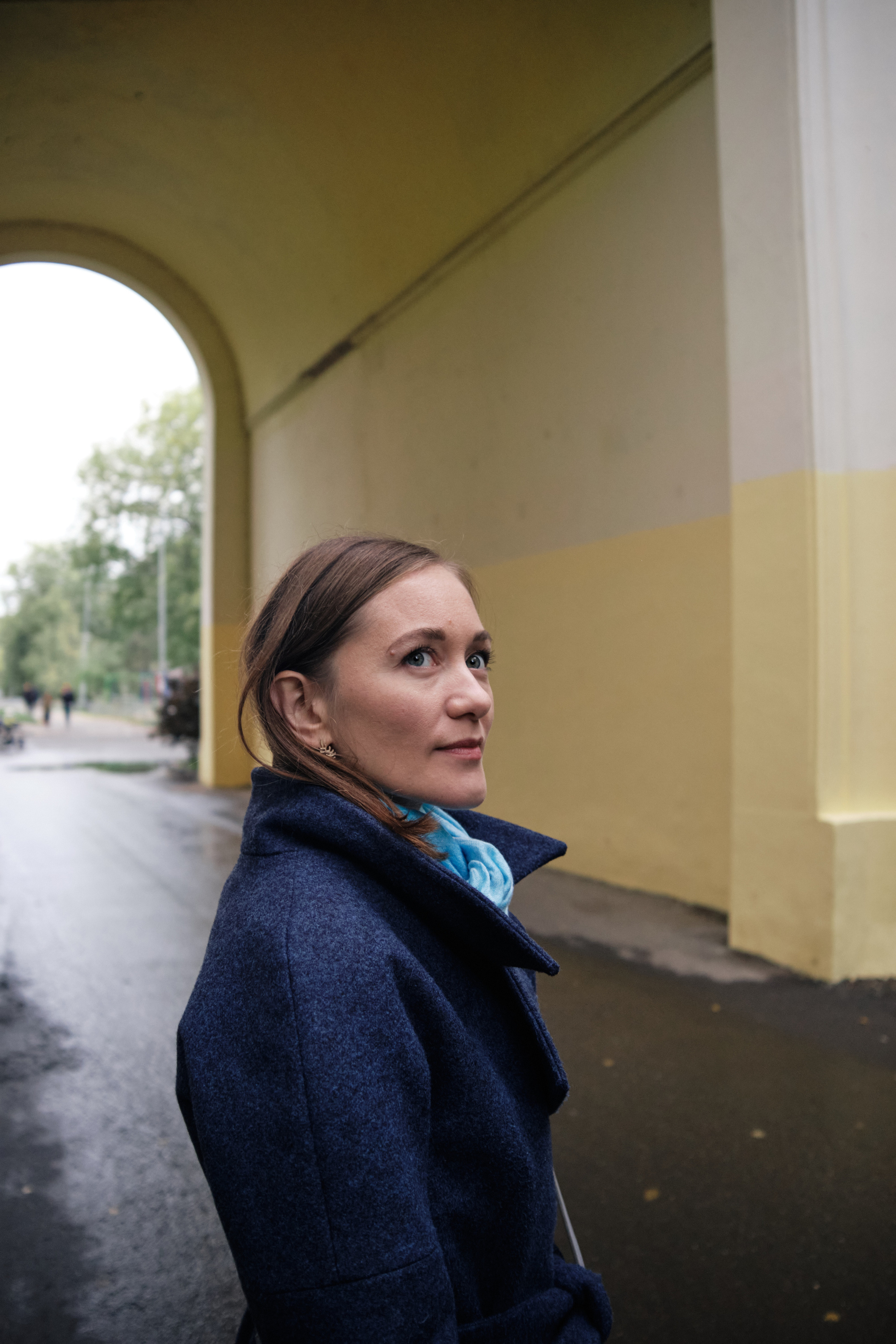 Фотосессия осенью на улицах старого города Жуковский. Елена Павленко. Фотограф. Москва