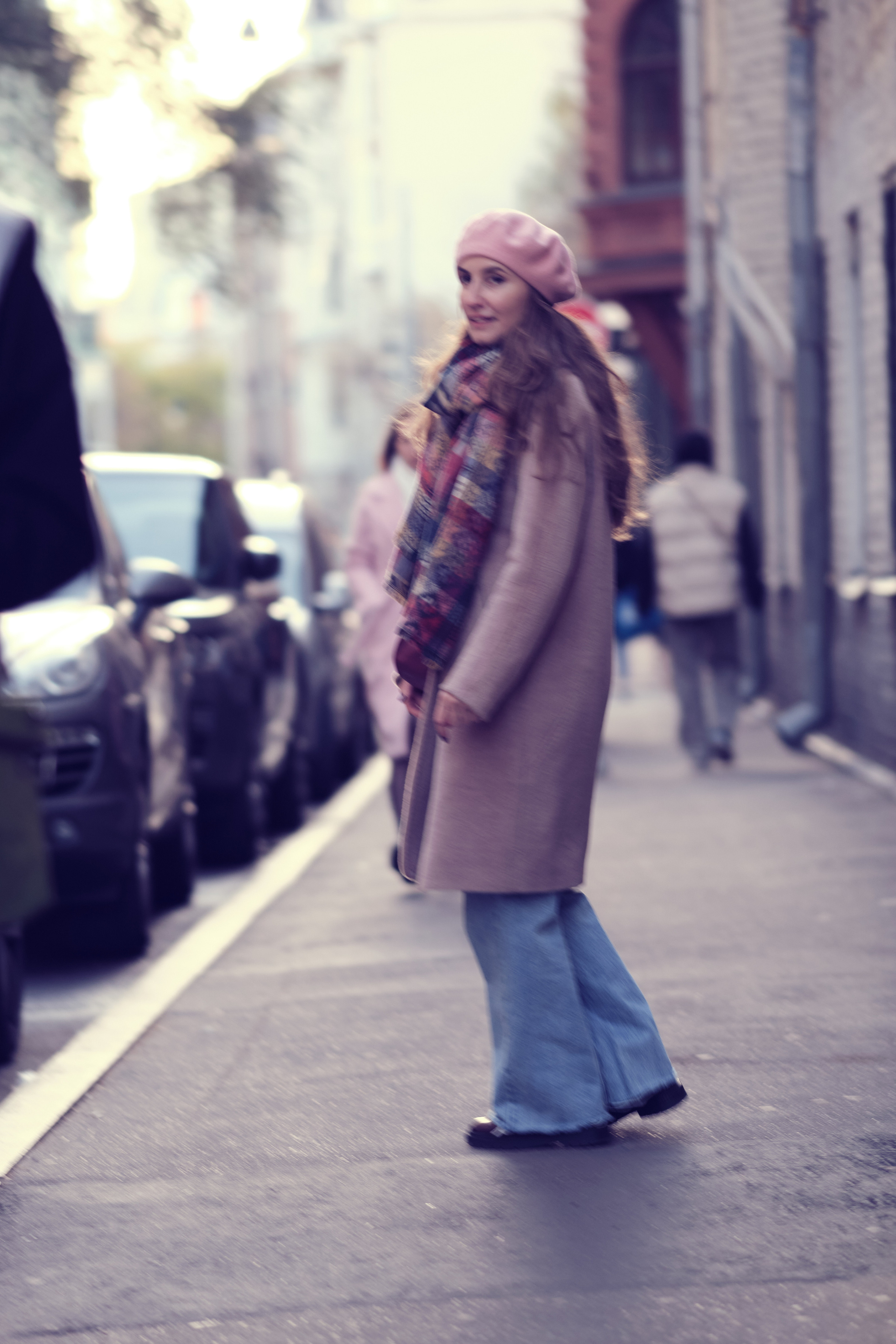 Фотосессия красивой женщины на Патриарших. Елена Павленко. Фотограф. Москва