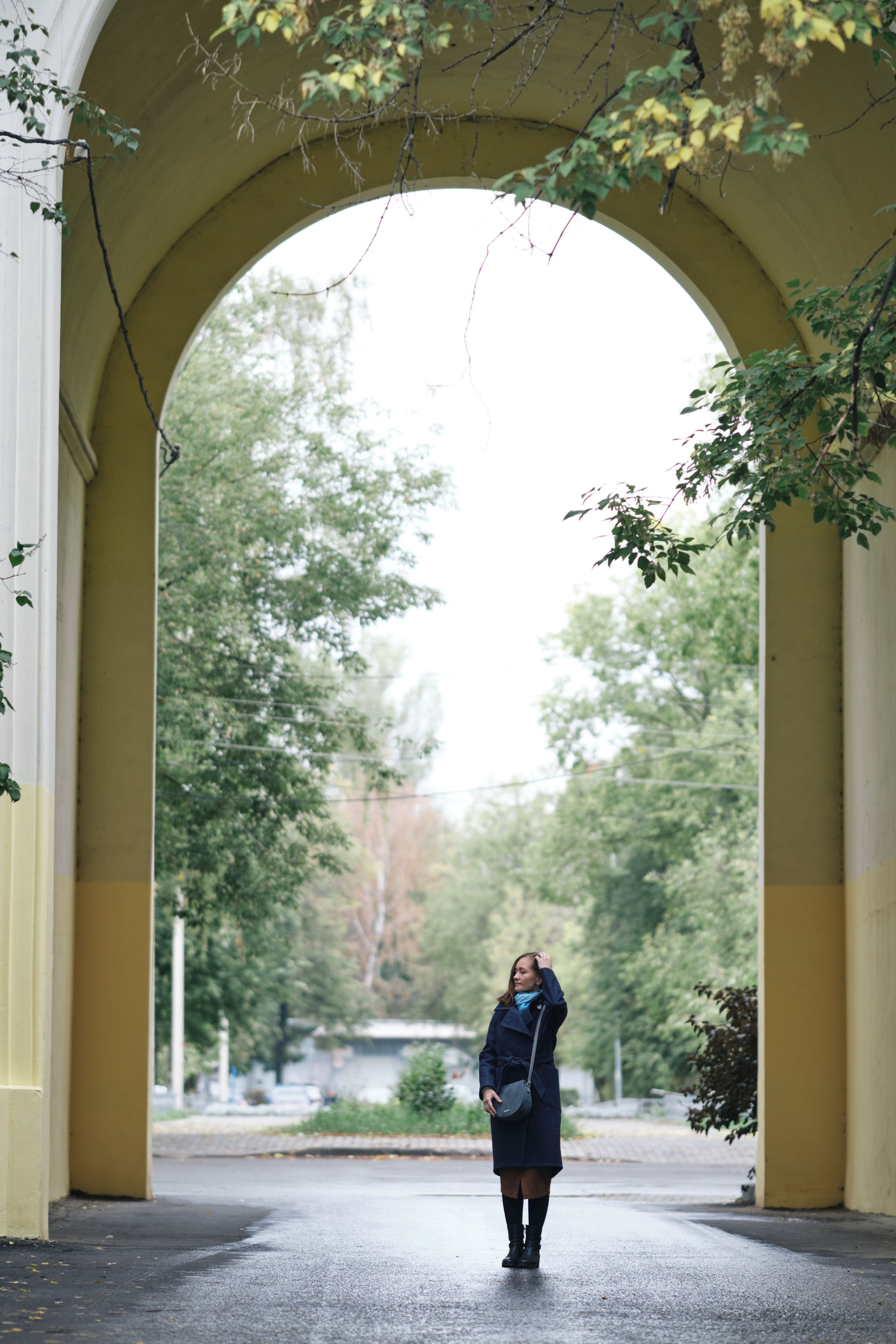 Фотосессия осенью на улицах старого города Жуковский. Елена Павленко. Фотограф. Москва
