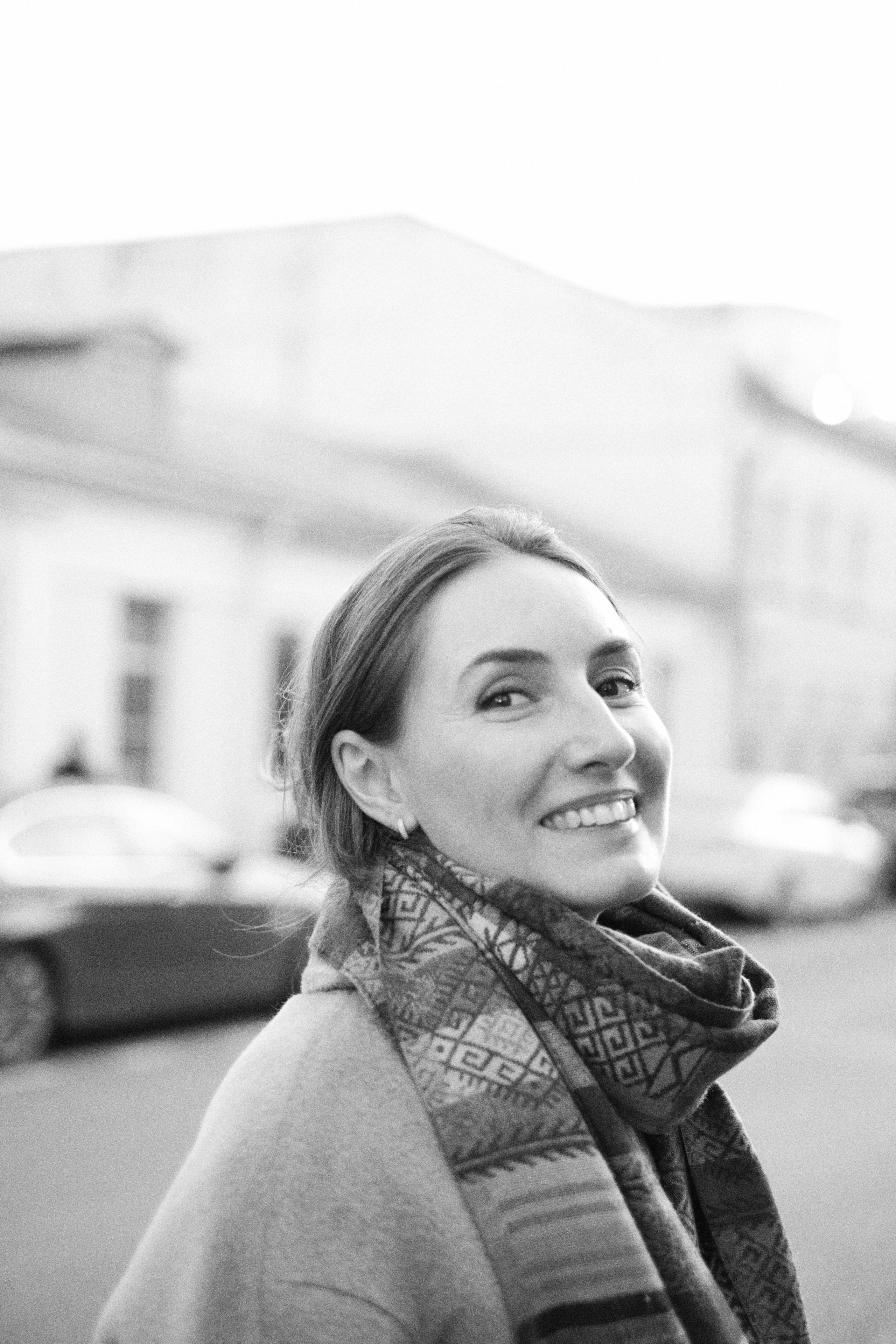 Фотосессия красивой женщины на Патриарших. Елена Павленко. Фотограф. Москва