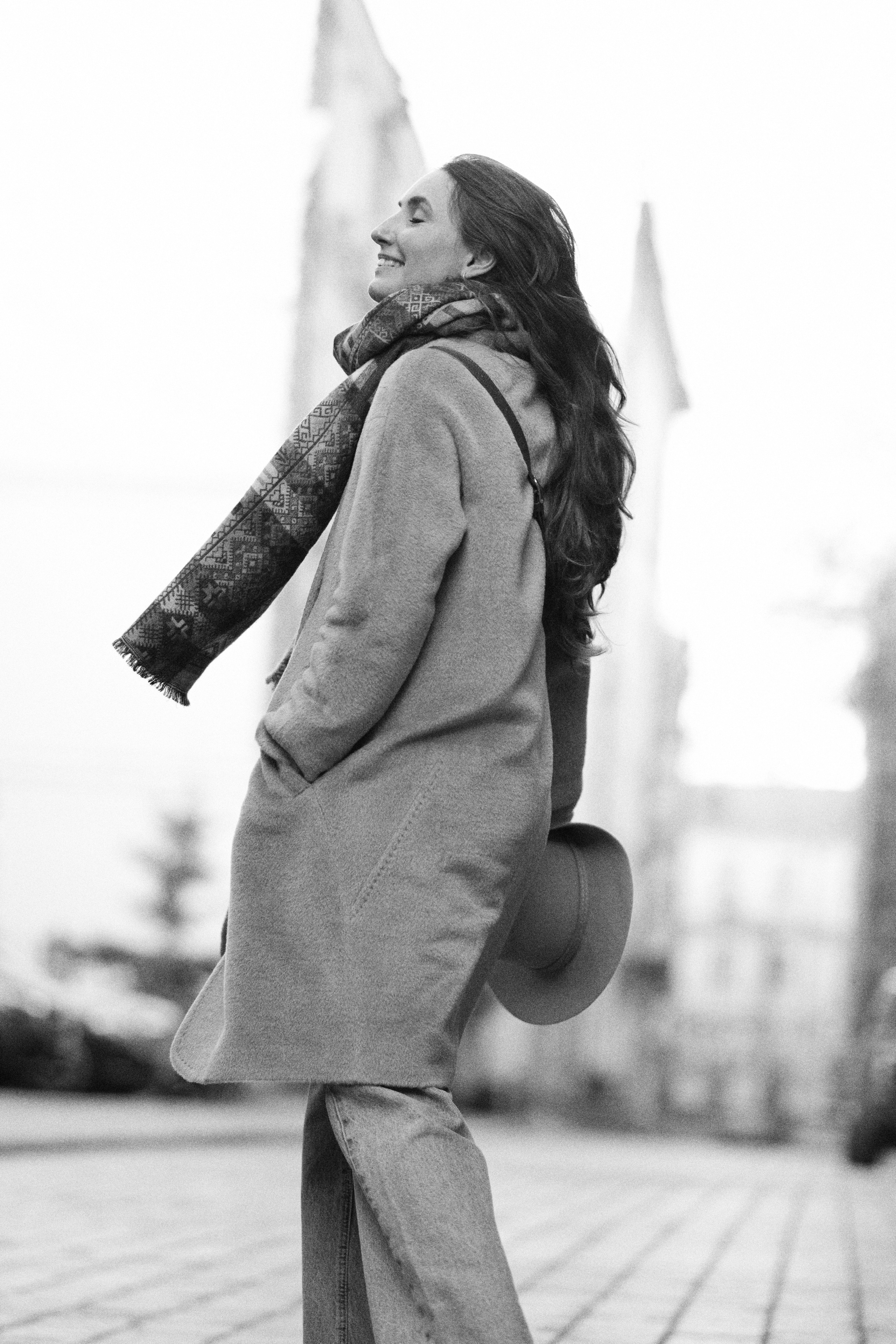 Фотосессия красивой женщины на Патриарших. Елена Павленко. Фотограф. Москва