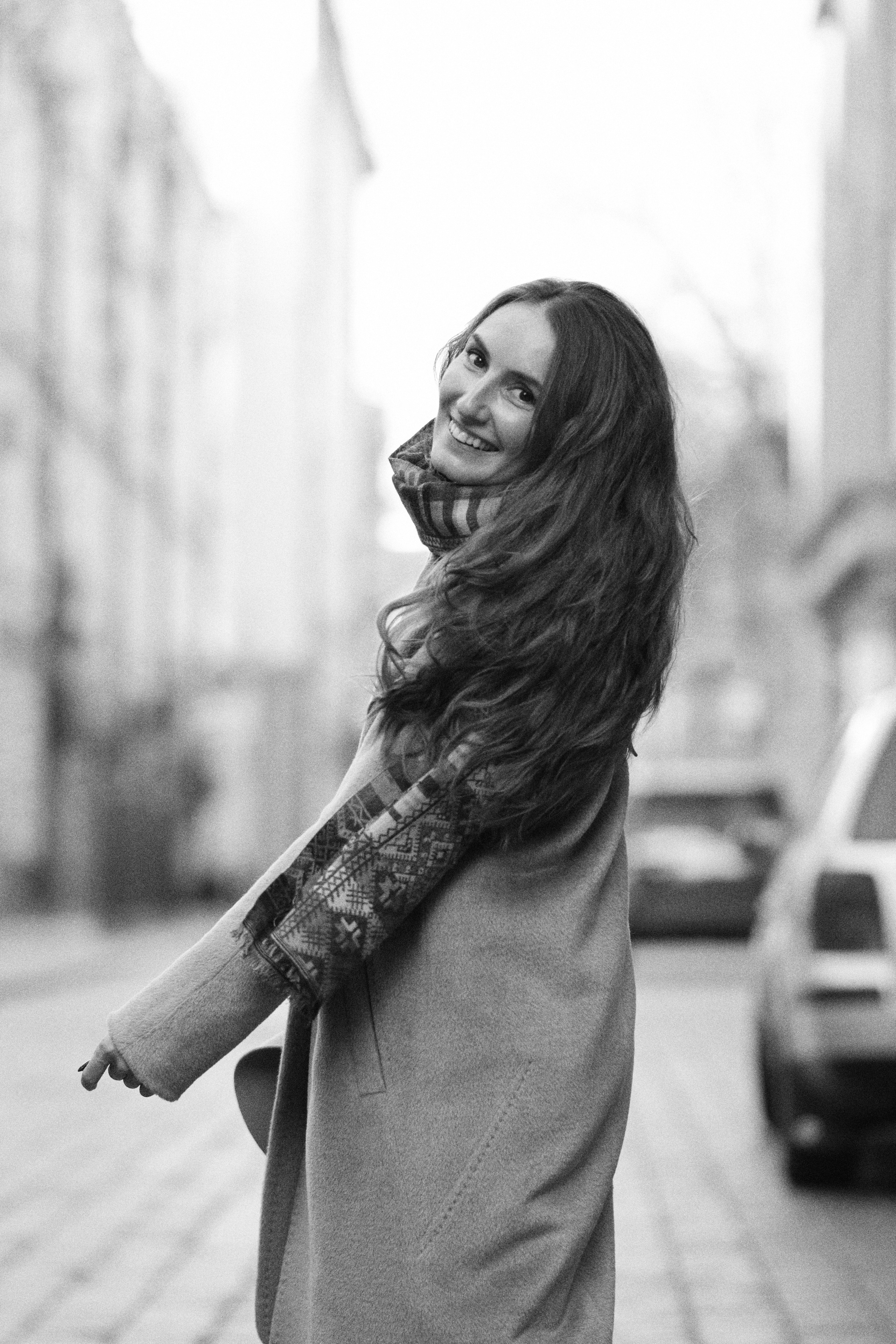 Фотосессия красивой женщины на Патриарших. Елена Павленко. Фотограф. Москва