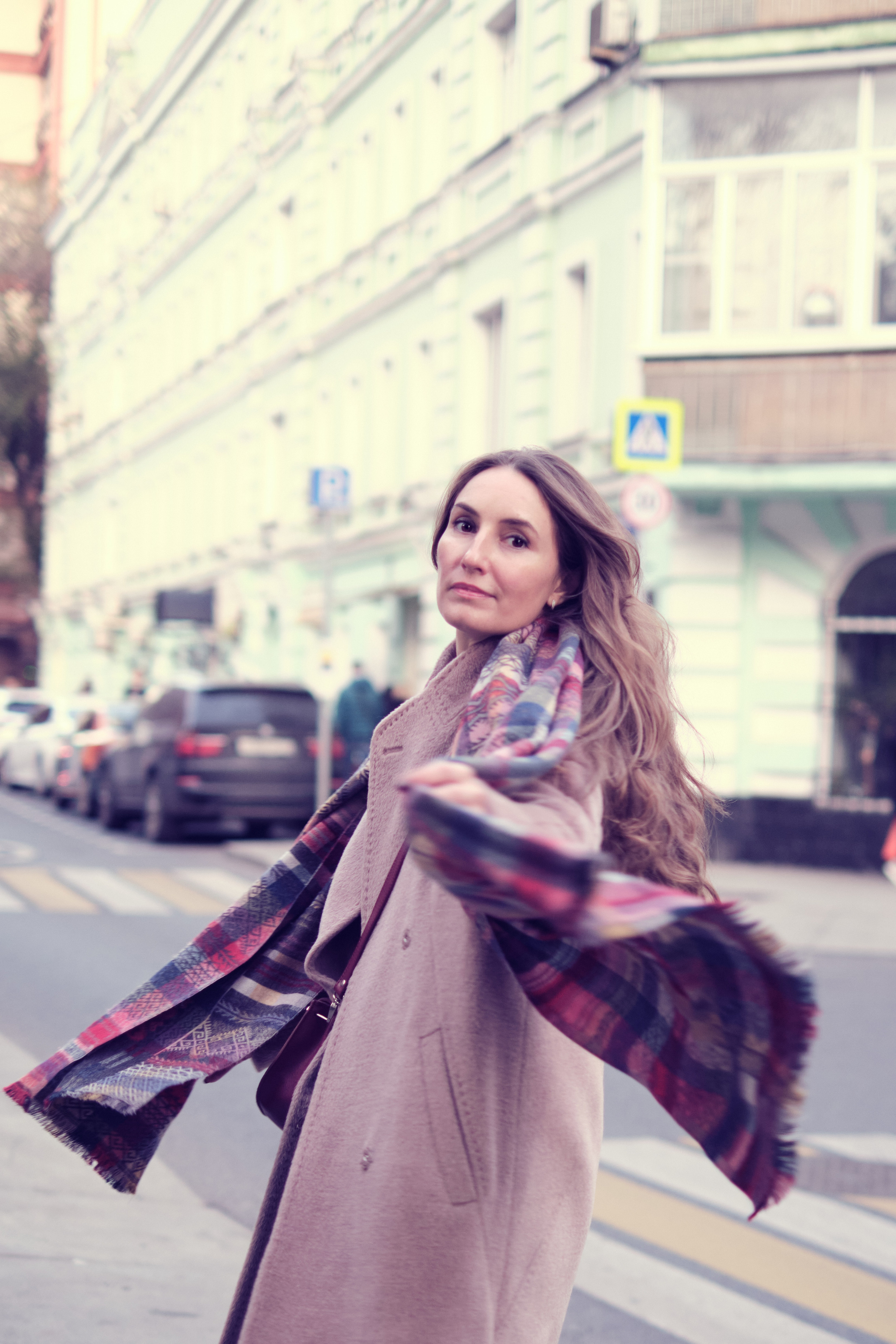 Фотосессия красивой женщины на Патриарших. Елена Павленко. Фотограф. Москва