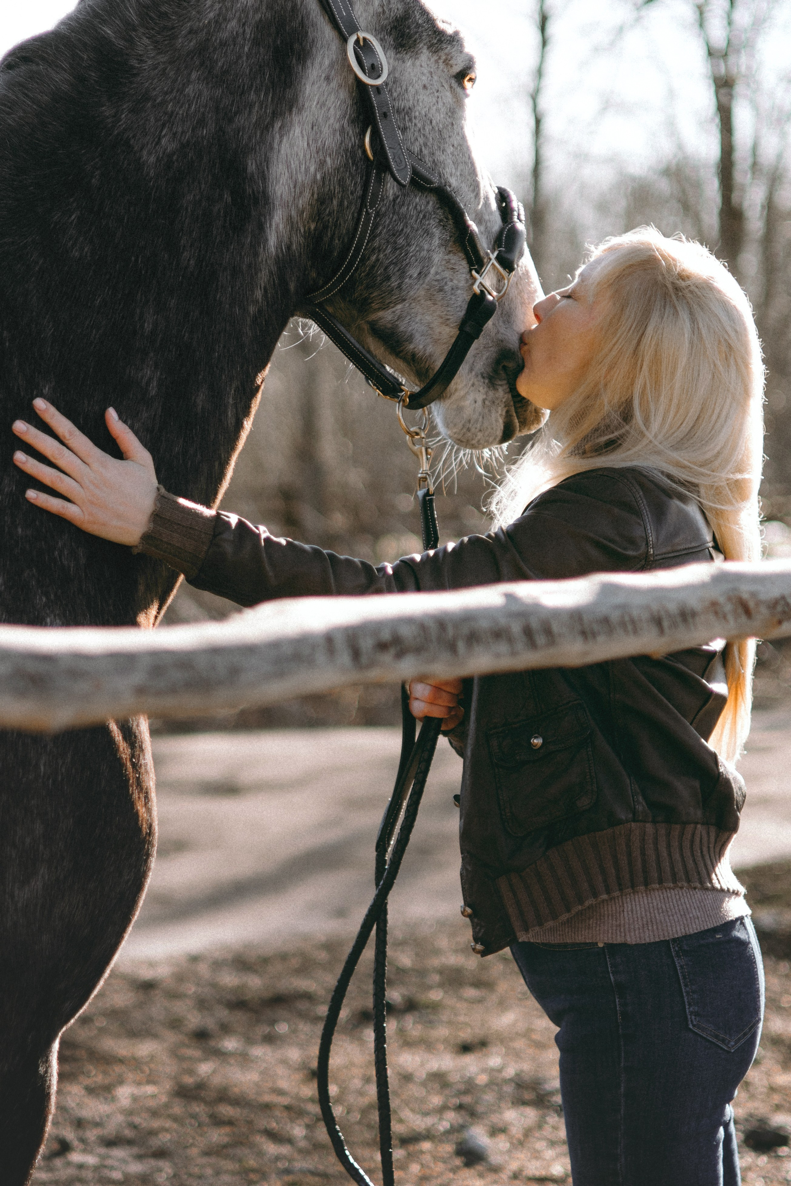 Ирина и Командор. Фотограф анималист Осипчикова Мария