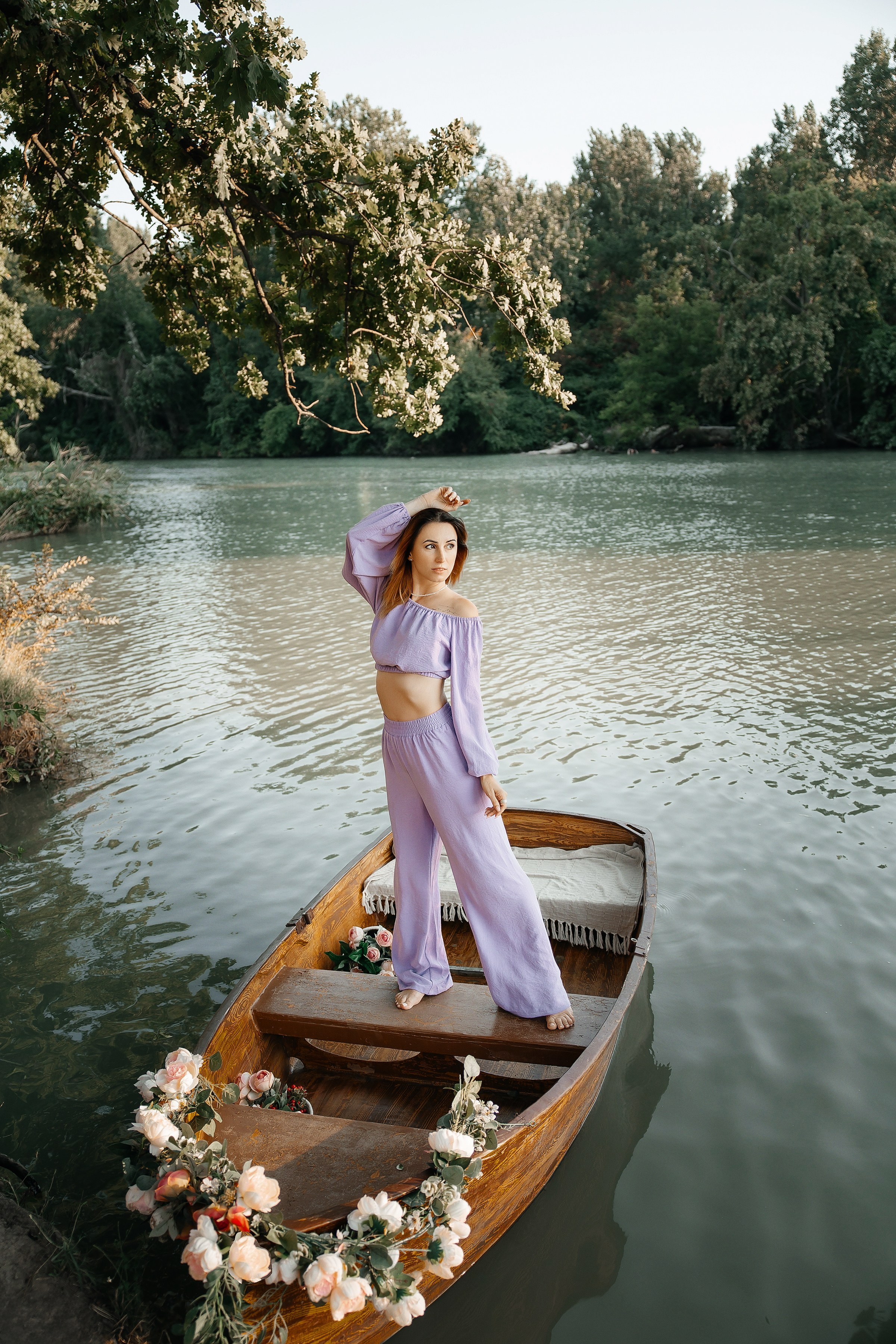 Цветочная лодка. Семейный и детский фотограф в Краснодаре Ксения Новикова