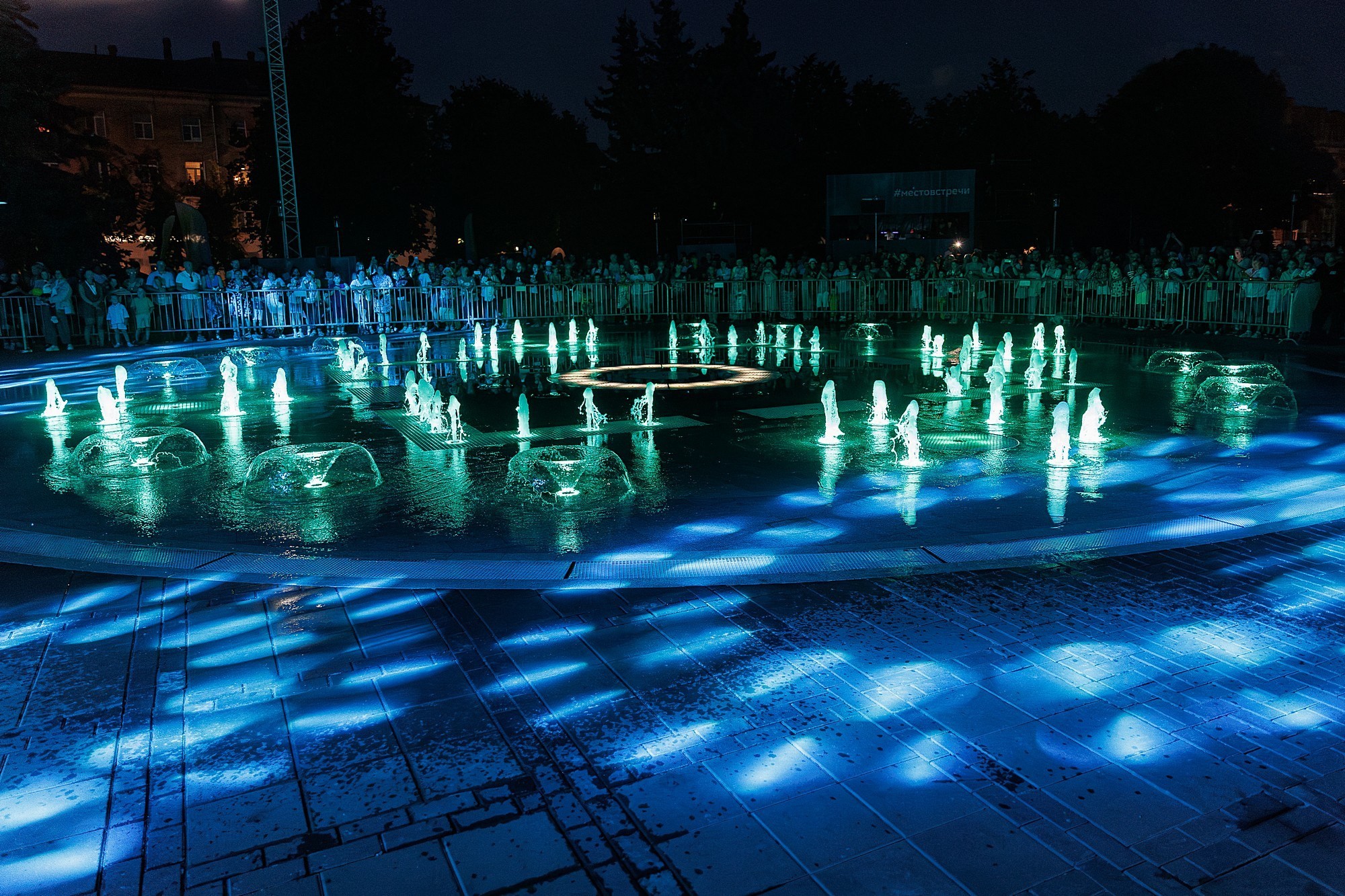 Открытие мультимедийного фонтана | СБЕР. Боченков Вадим | Фотограф в Пскове и Санкт-Петербурге