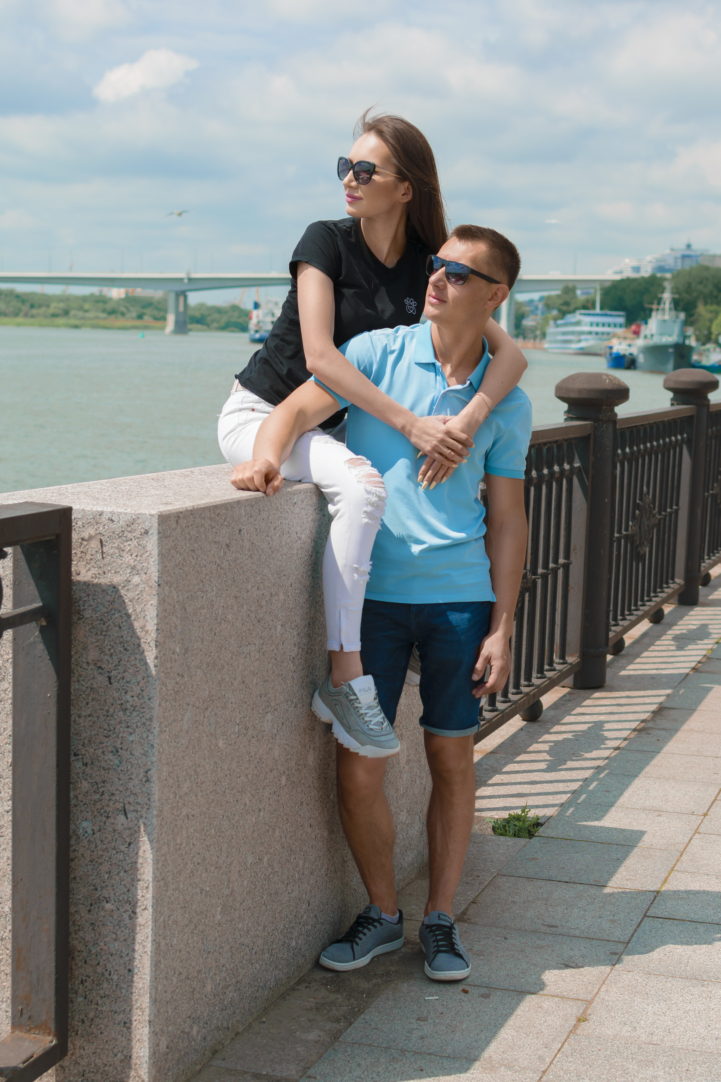 Lovestory на набережной Ростова. Женский и семейный фотограф в Ростове-на-Дону Елена Вернигорова