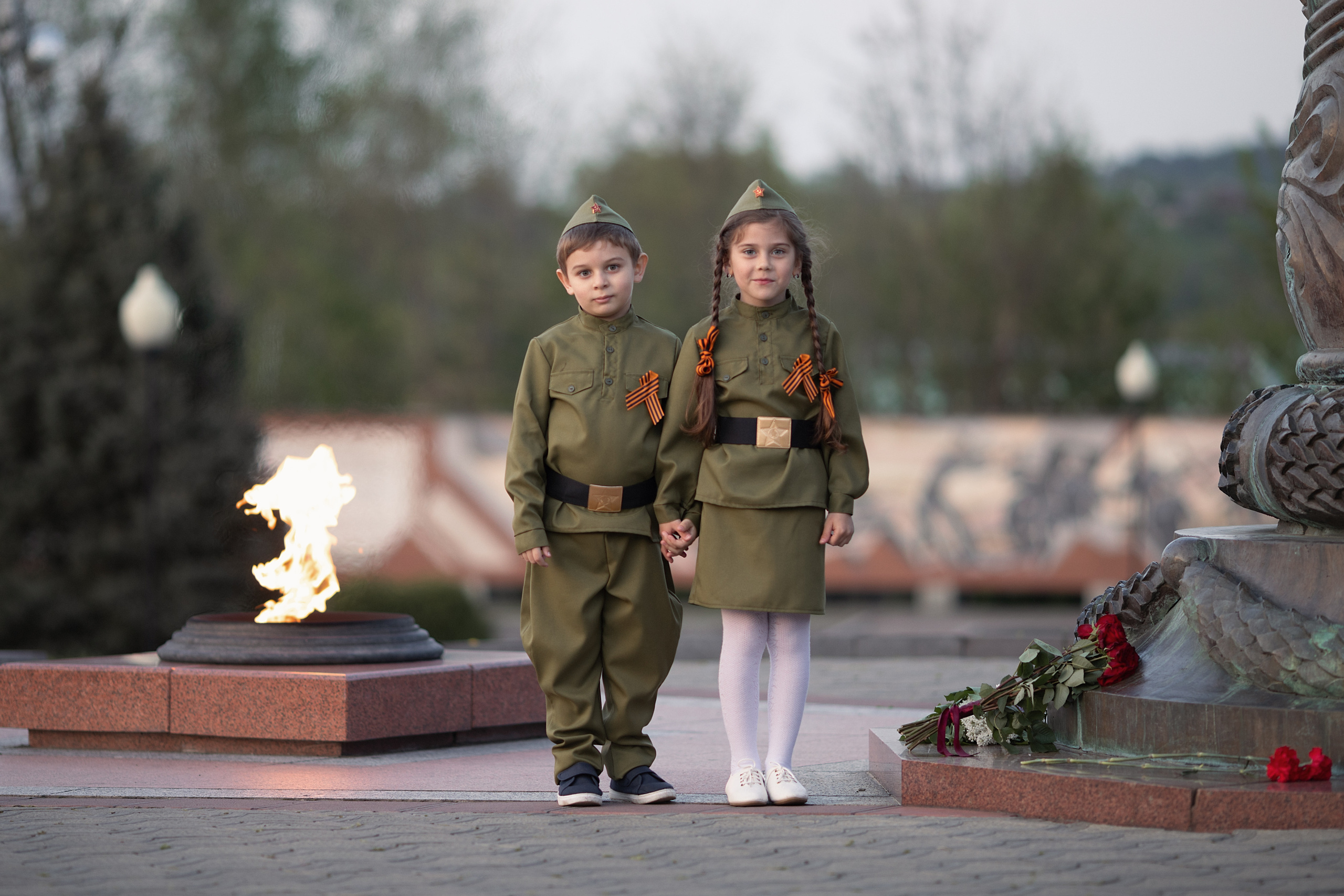 Детская фотосессия на День Победы. Фотограф во Владикавказе Юрий Геворгизов