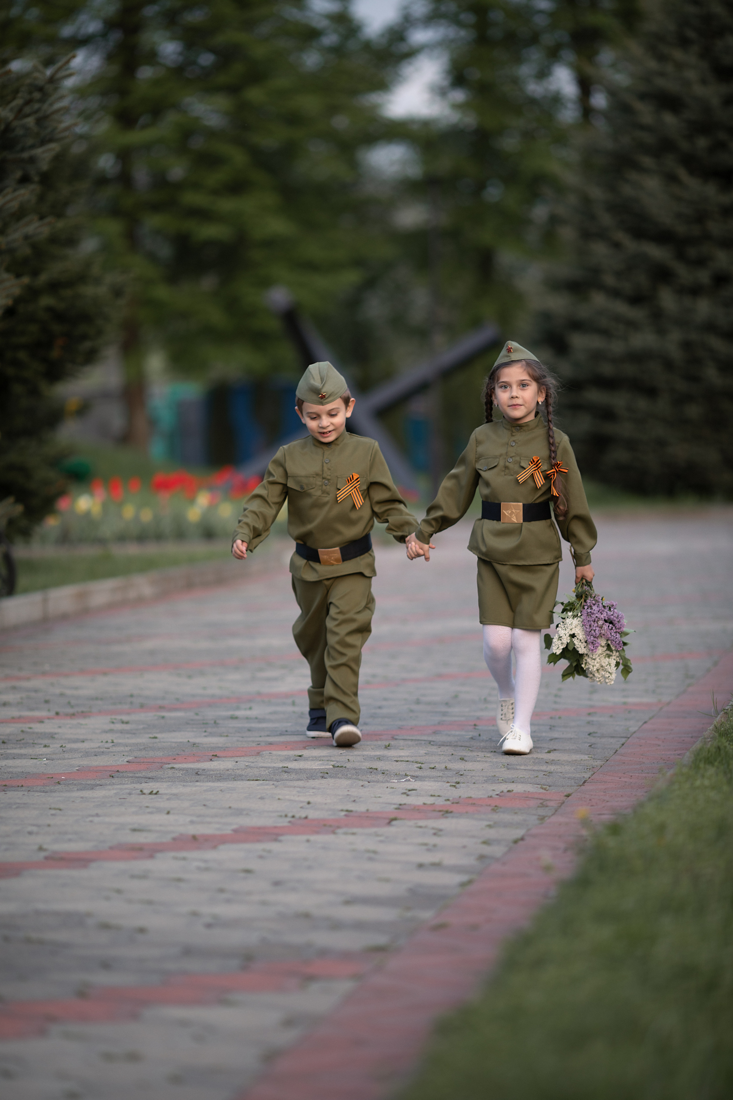 Детская фотосессия на День Победы. Фотограф во Владикавказе Юрий Геворгизов