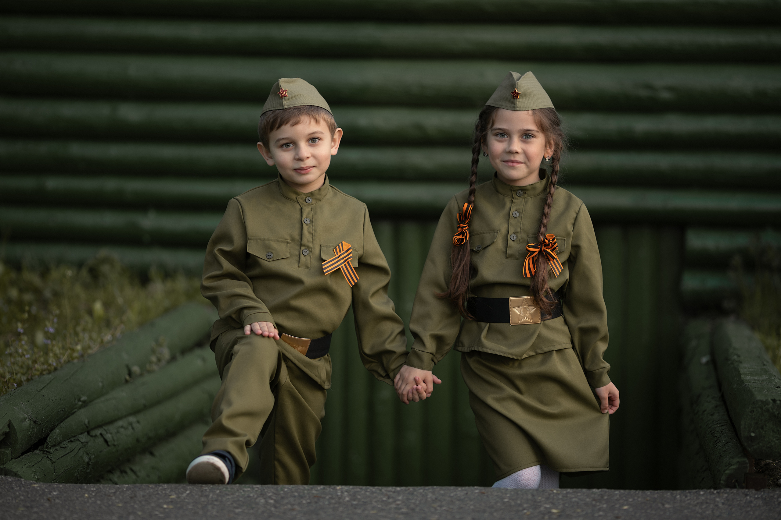 Детская фотосессия на День Победы. Фотограф во Владикавказе Юрий Геворгизов