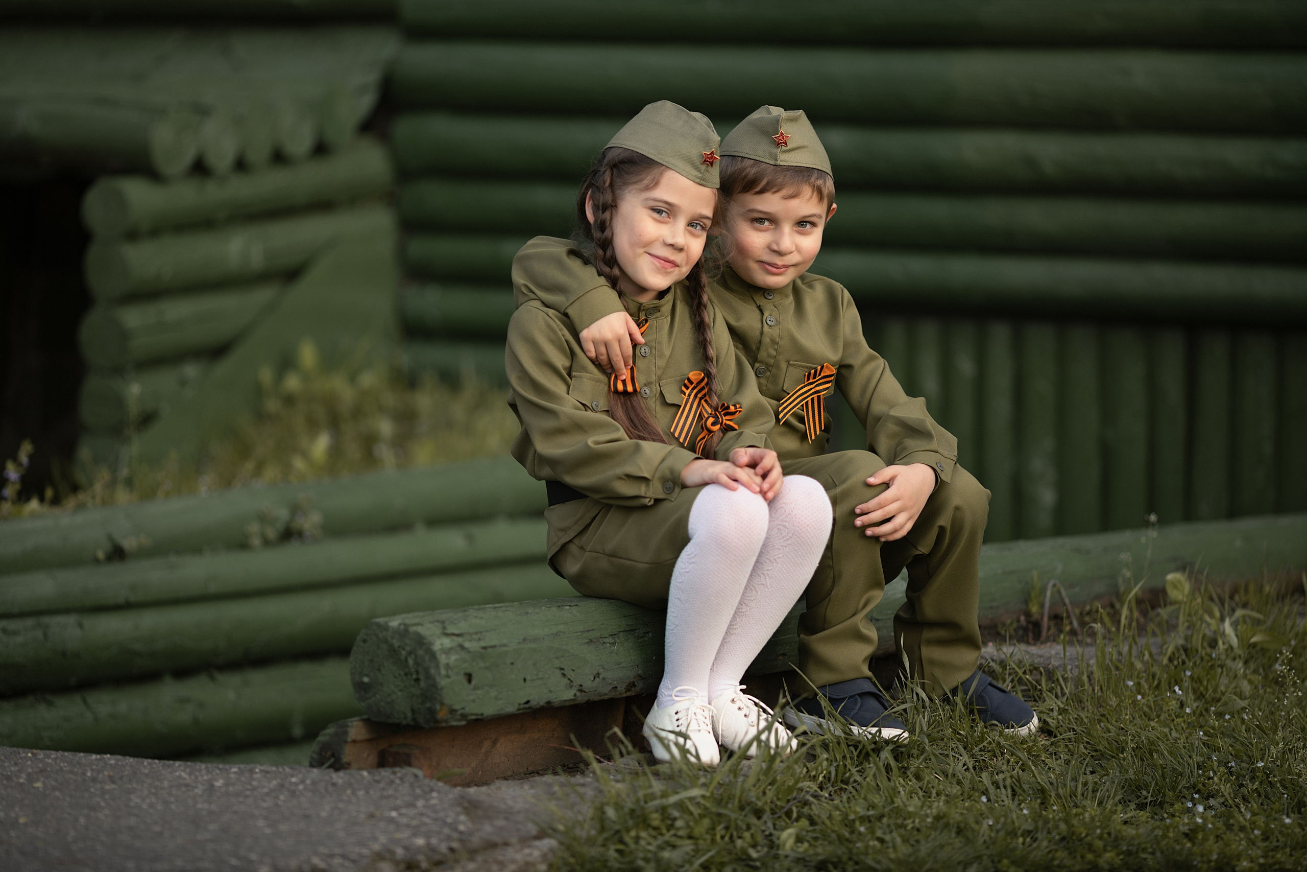 Детская фотосессия на День Победы. Фотограф во Владикавказе Юрий Геворгизов