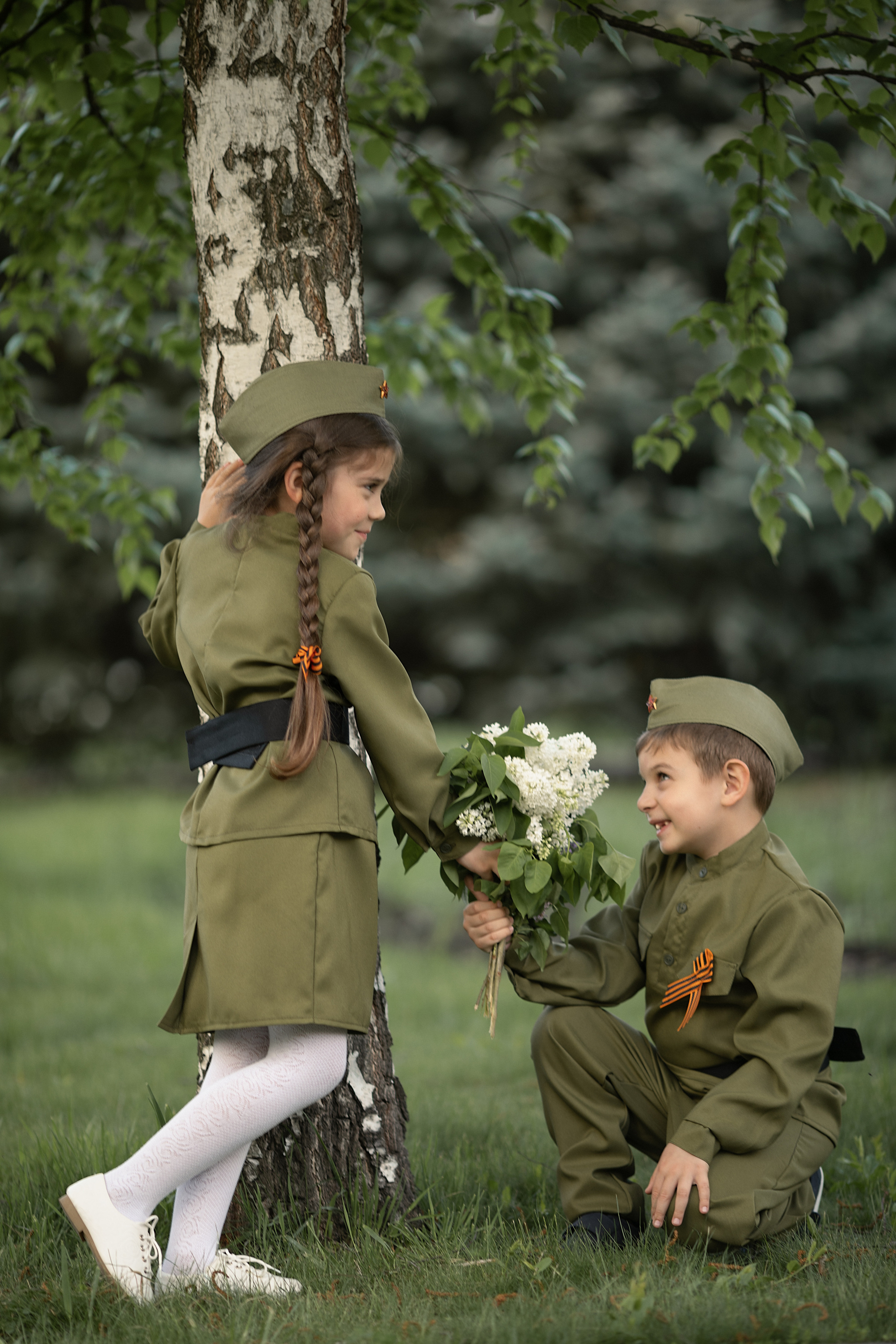 Детская фотосессия на День Победы. Фотограф во Владикавказе Юрий Геворгизов