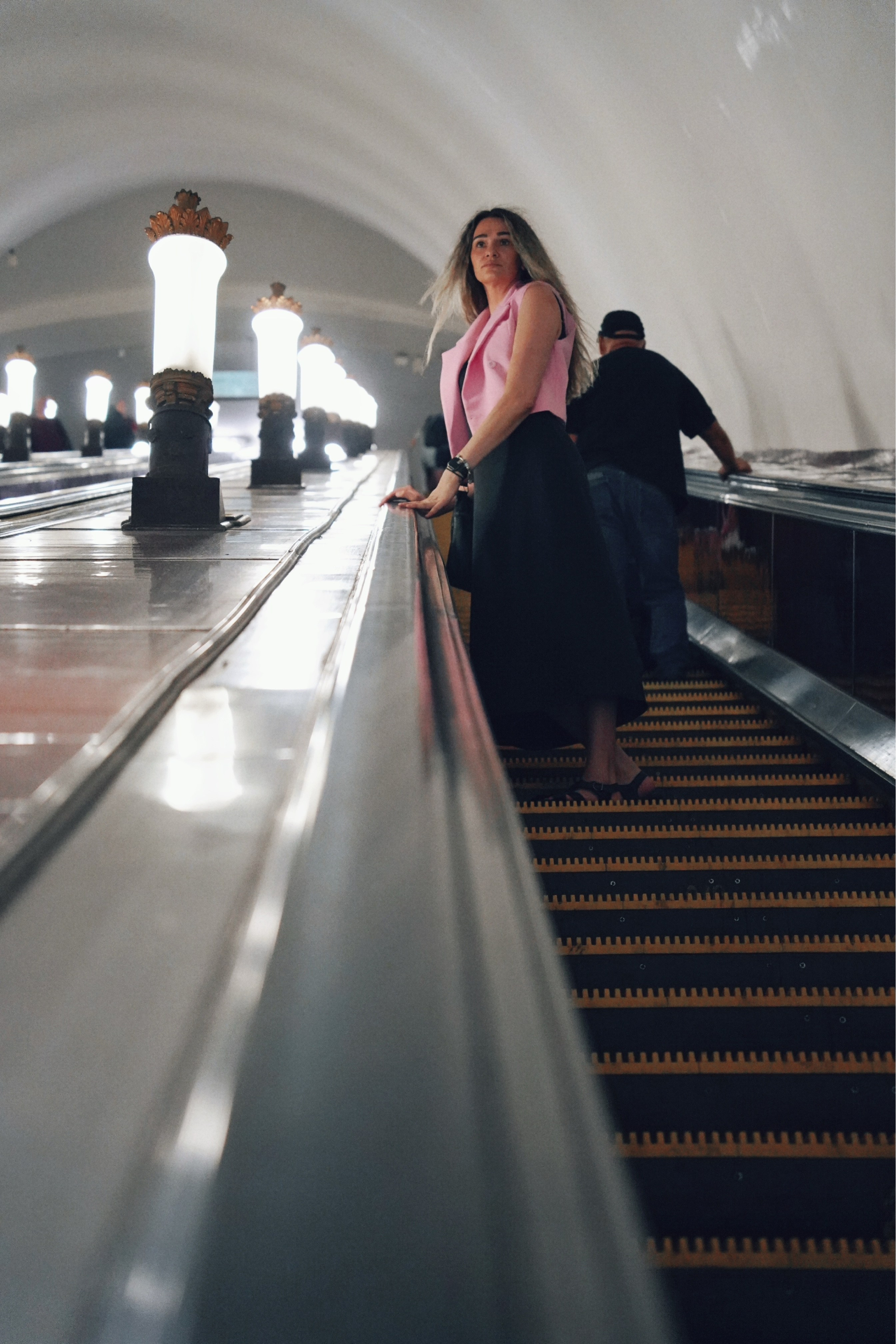 Анна в Московском метро. Событийный фотограф Анна Курникова