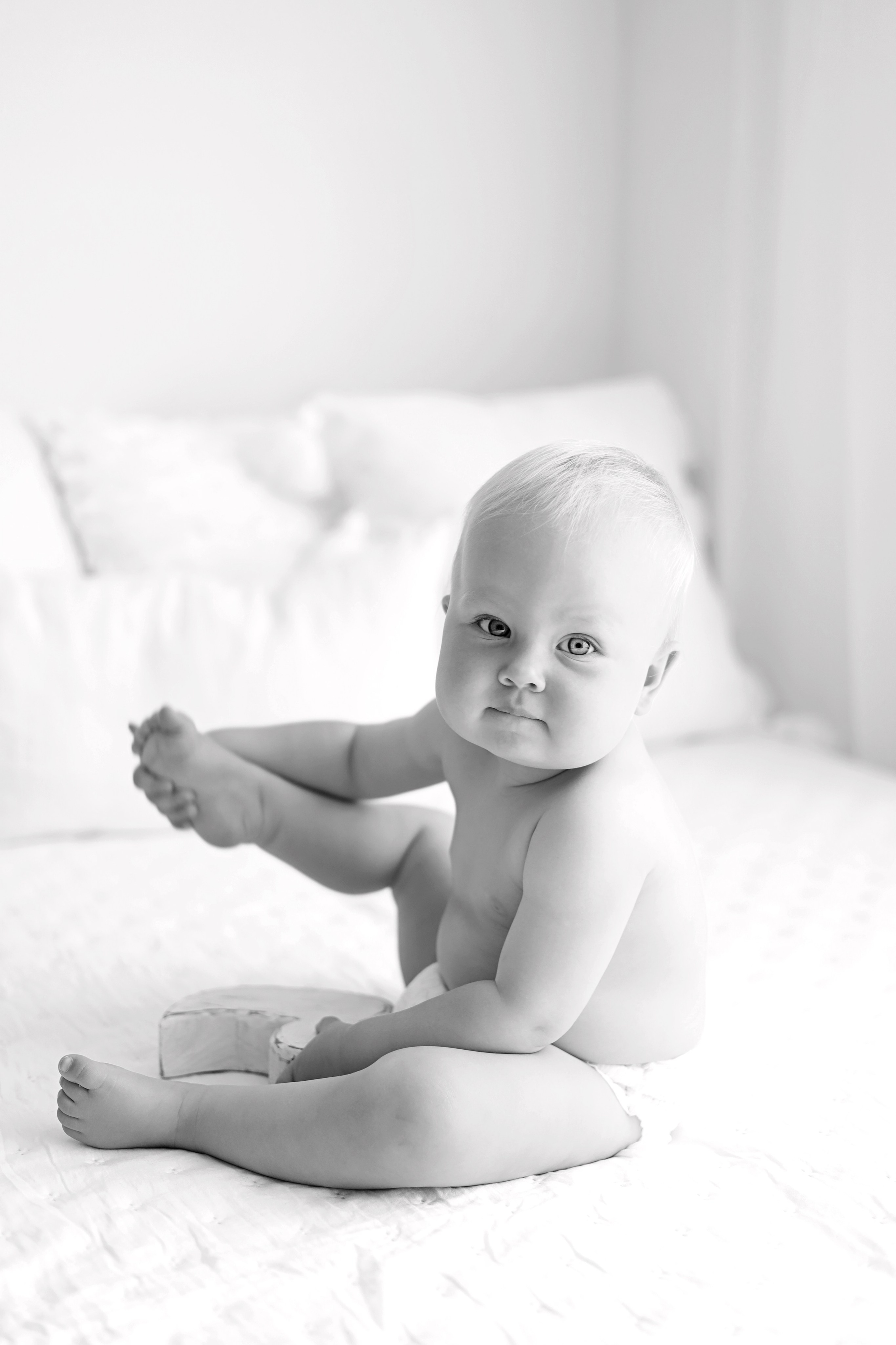 Детская фотосессия на 1 годик для Киры. Фотограф новорожденных Москва. Ньюборн фотограф Москва