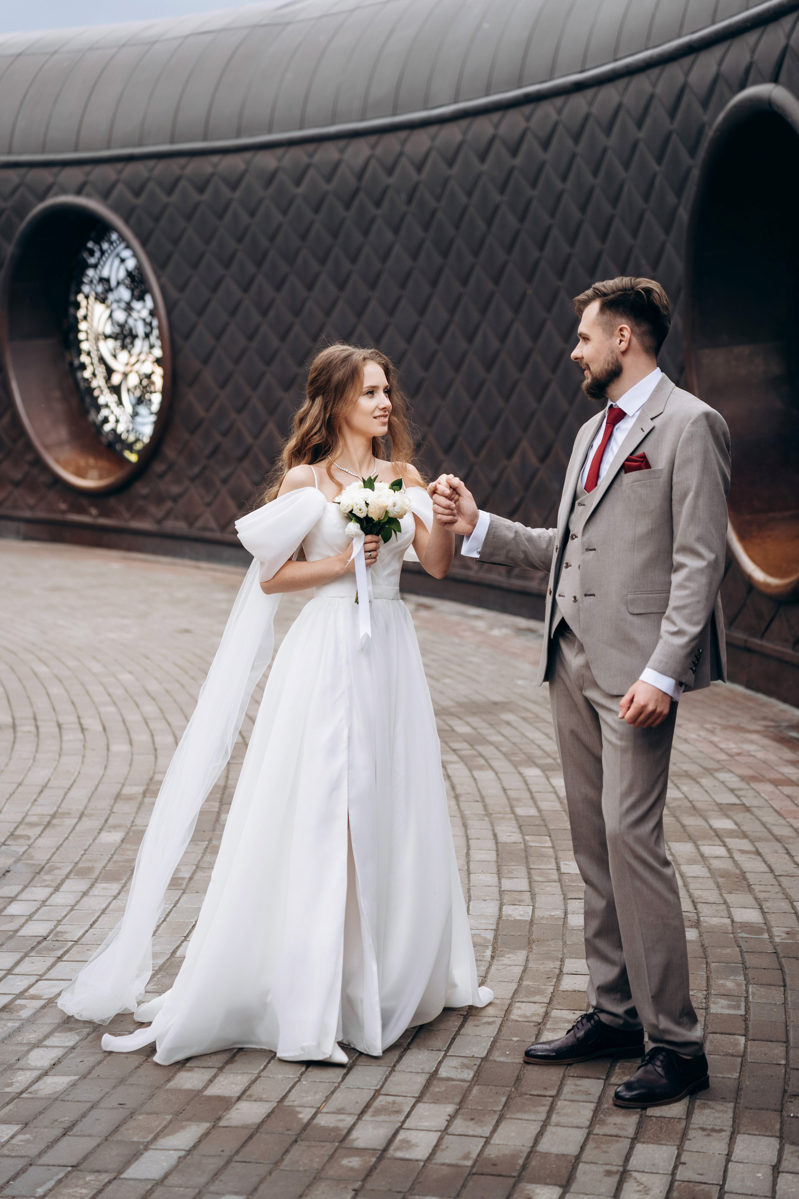 Фотосессия на крыше Чаши, свадебный фотограф Казань