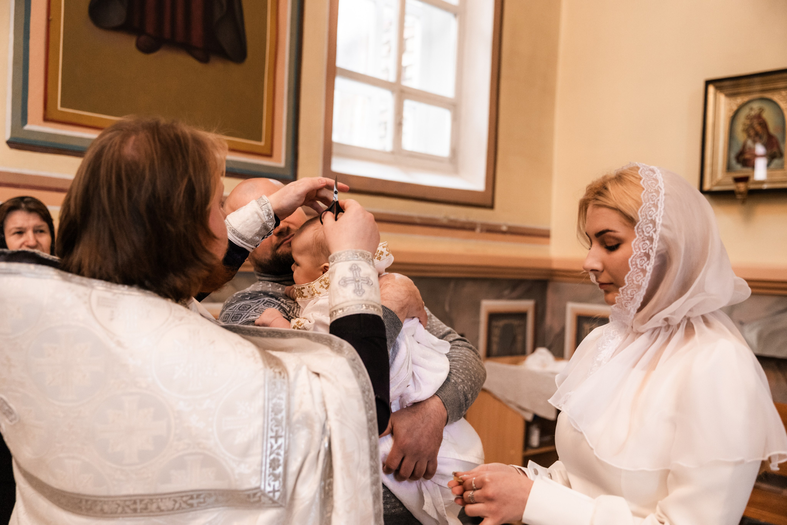Крещение Андрея. Семейный фотограф документалист в Пензе Лопатинская Татья