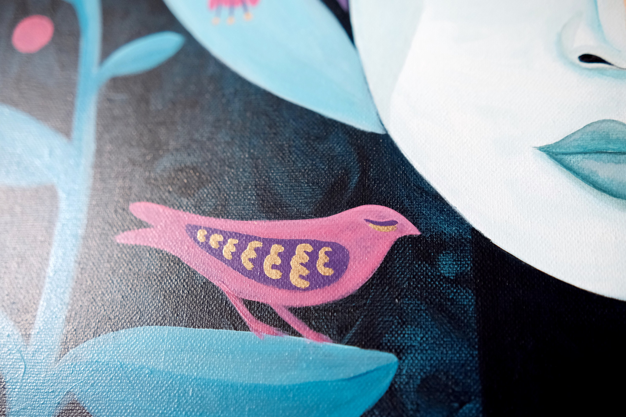 ПОЛНОЛУНИЕ. Художник Анастасия Кисткина, Петербург