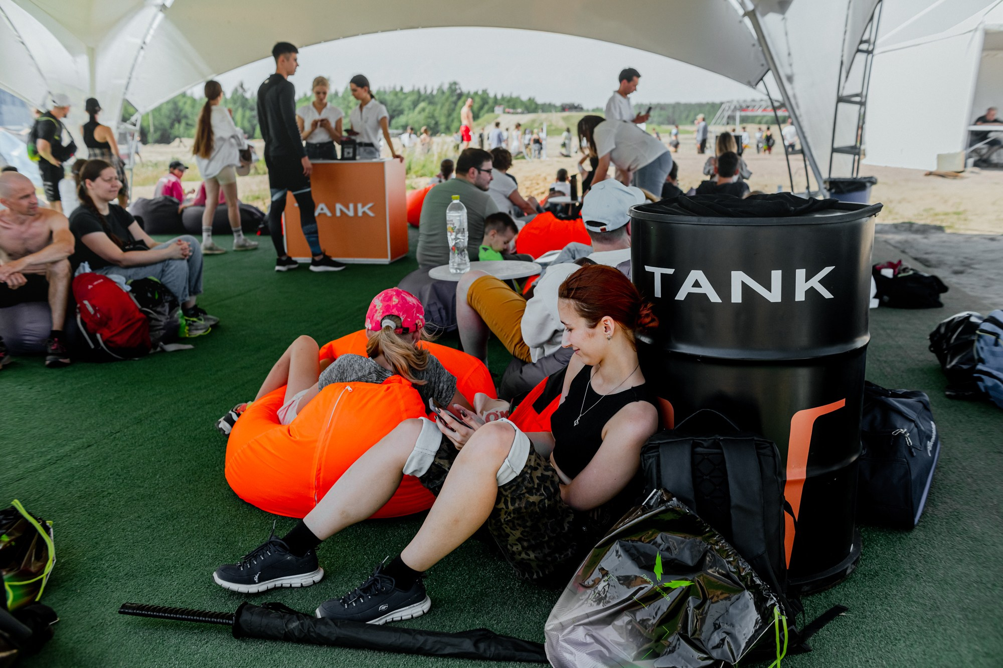 Тест-драйв TANK на Гонке Героев. Night2Day Санкт-Петербург