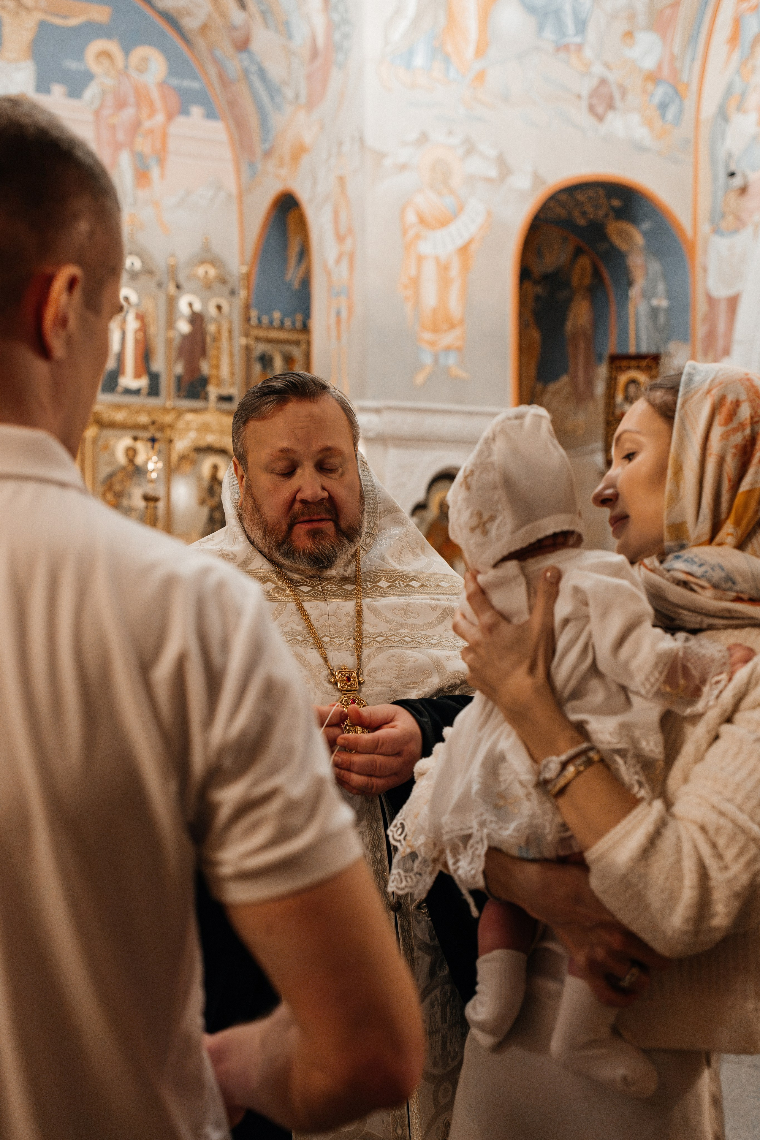 Крещение Анны. Семейный фотограф в Москве Алина Киблина