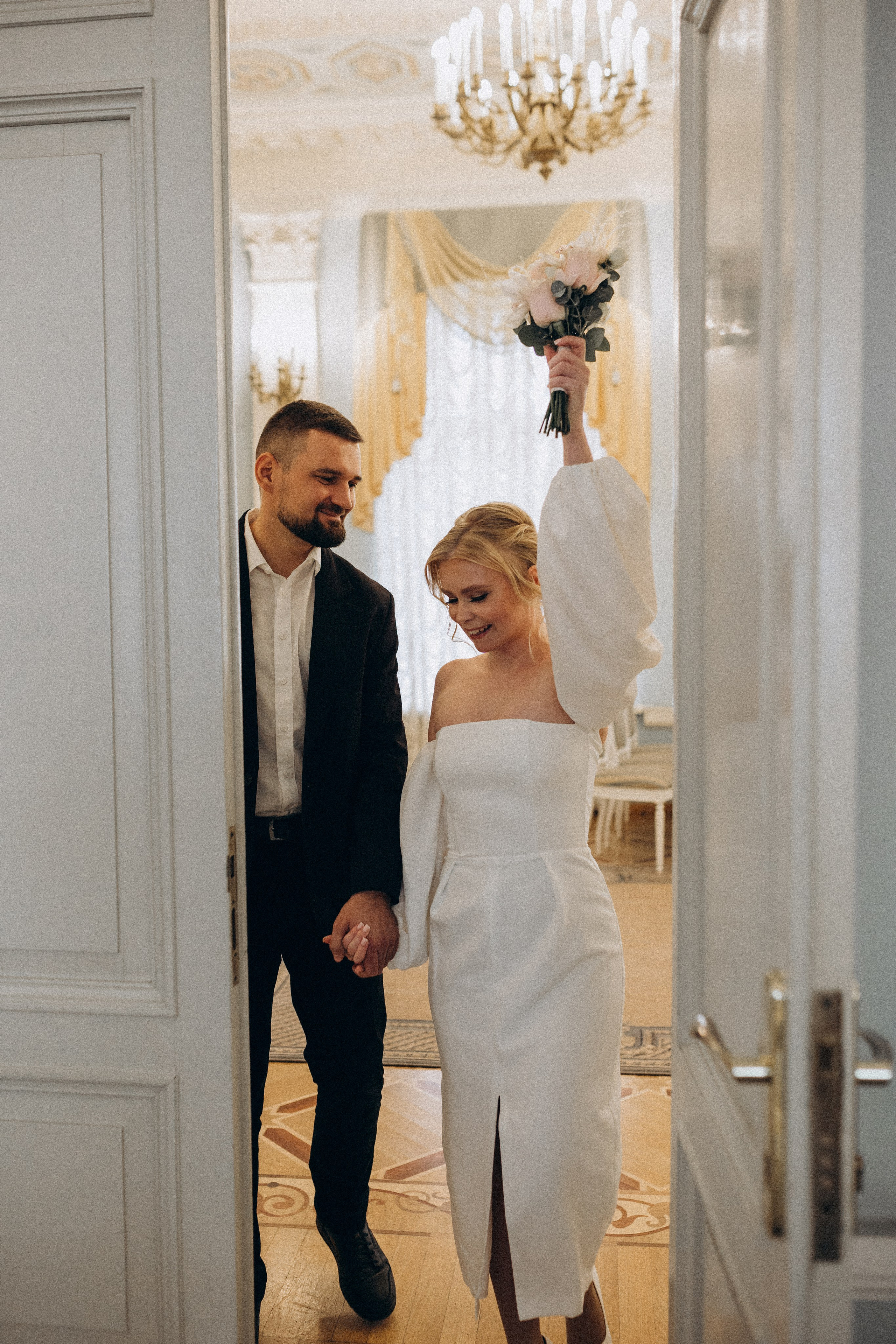 Михаил и Анастасия | Загс Кировского района. Свадебный и love story фотограф в Санкт-Петербурге