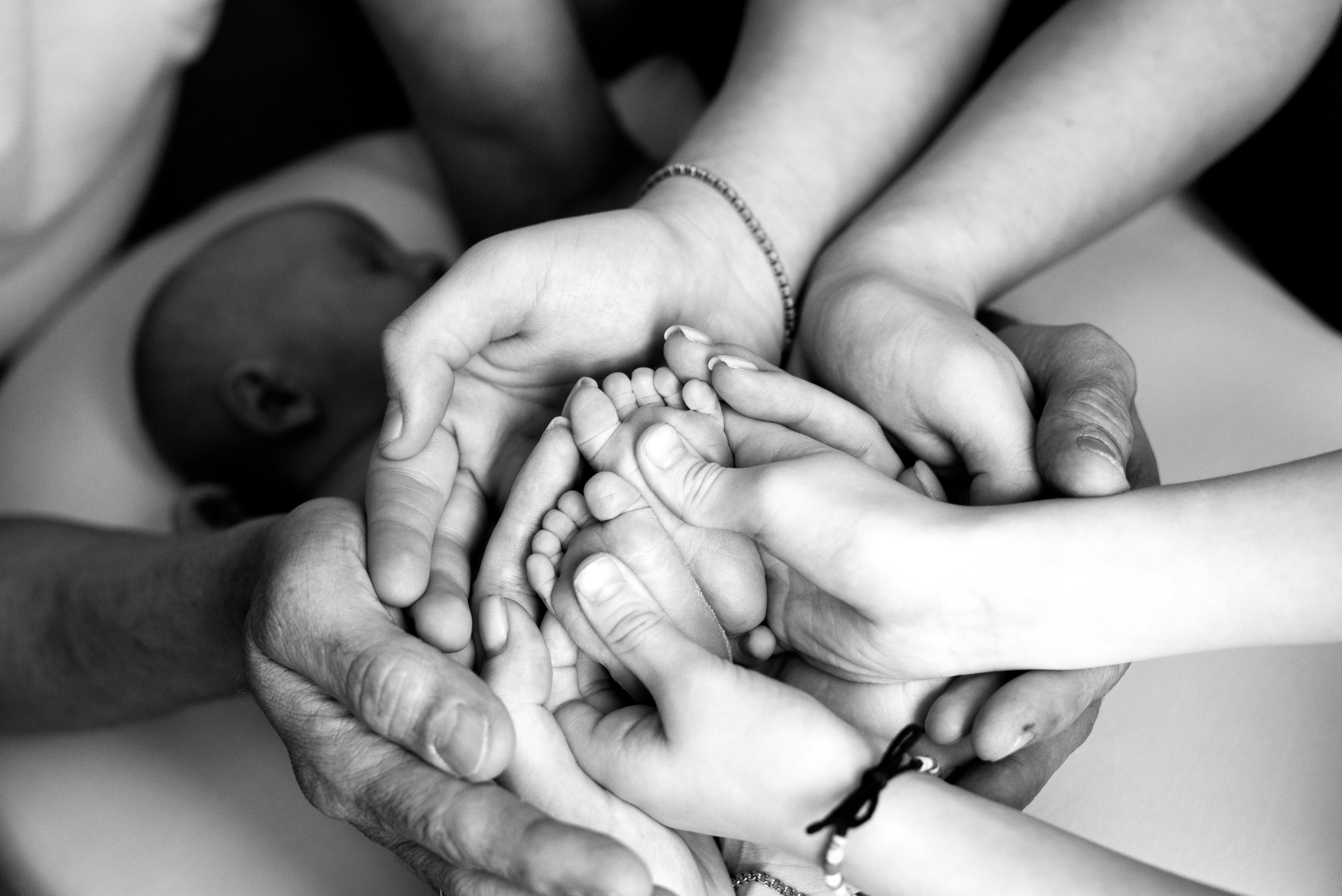 Ч/Б. Фотограф NEWBORN и малышей до года в Тольятти Веретина Лилия