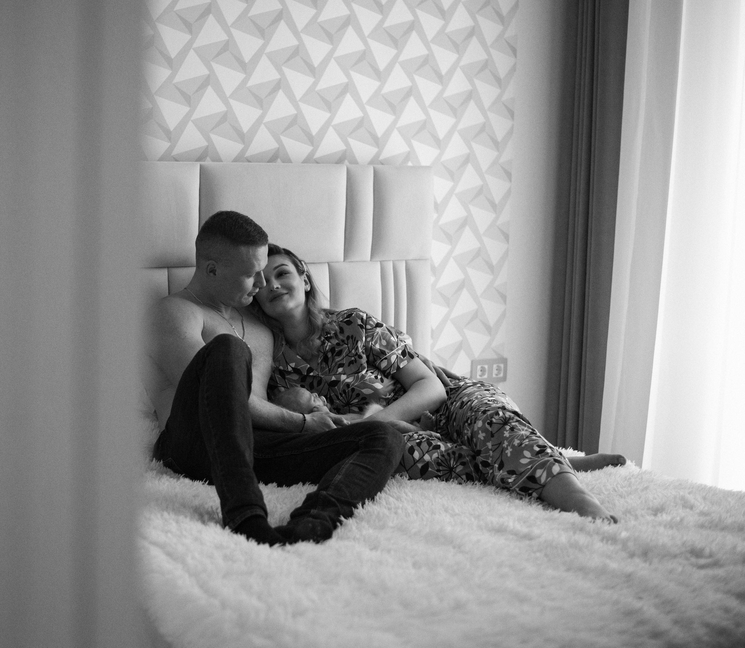 Ч/Б. Фотограф NEWBORN и малышей до года в Тольятти Веретина Лилия