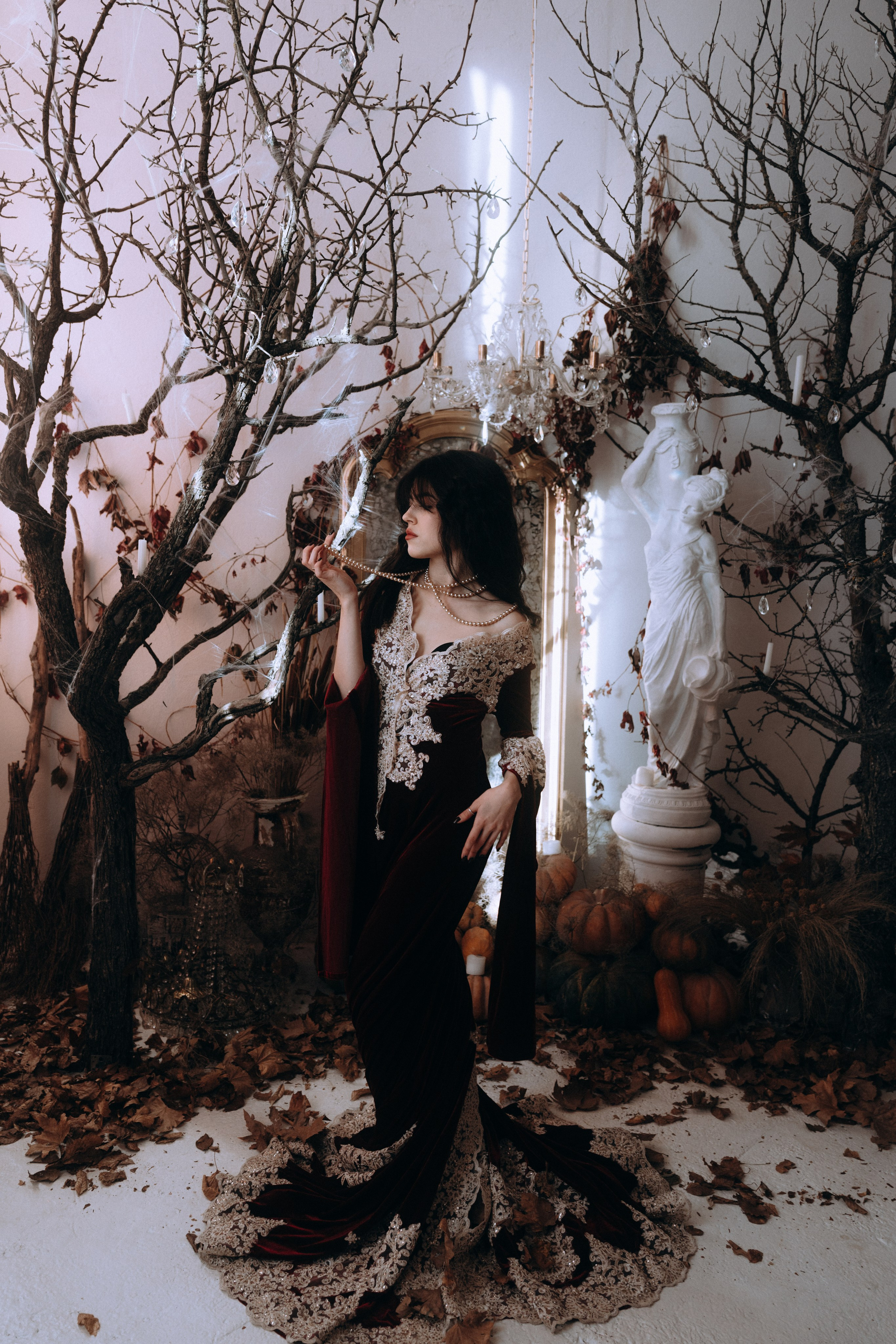 Готическая фотосессия в фотостудии. Портретный свадебный фотограф Крым | Евгения Щитенко