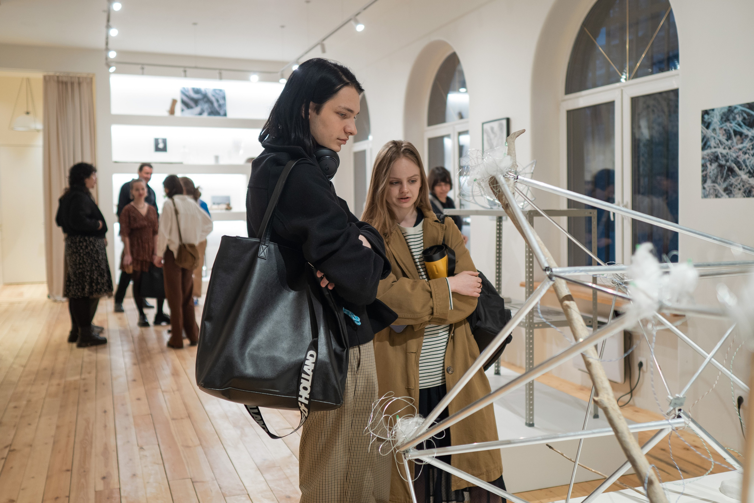 Открытие выставки в галерее ¾. Фотограф Дарья Морозова