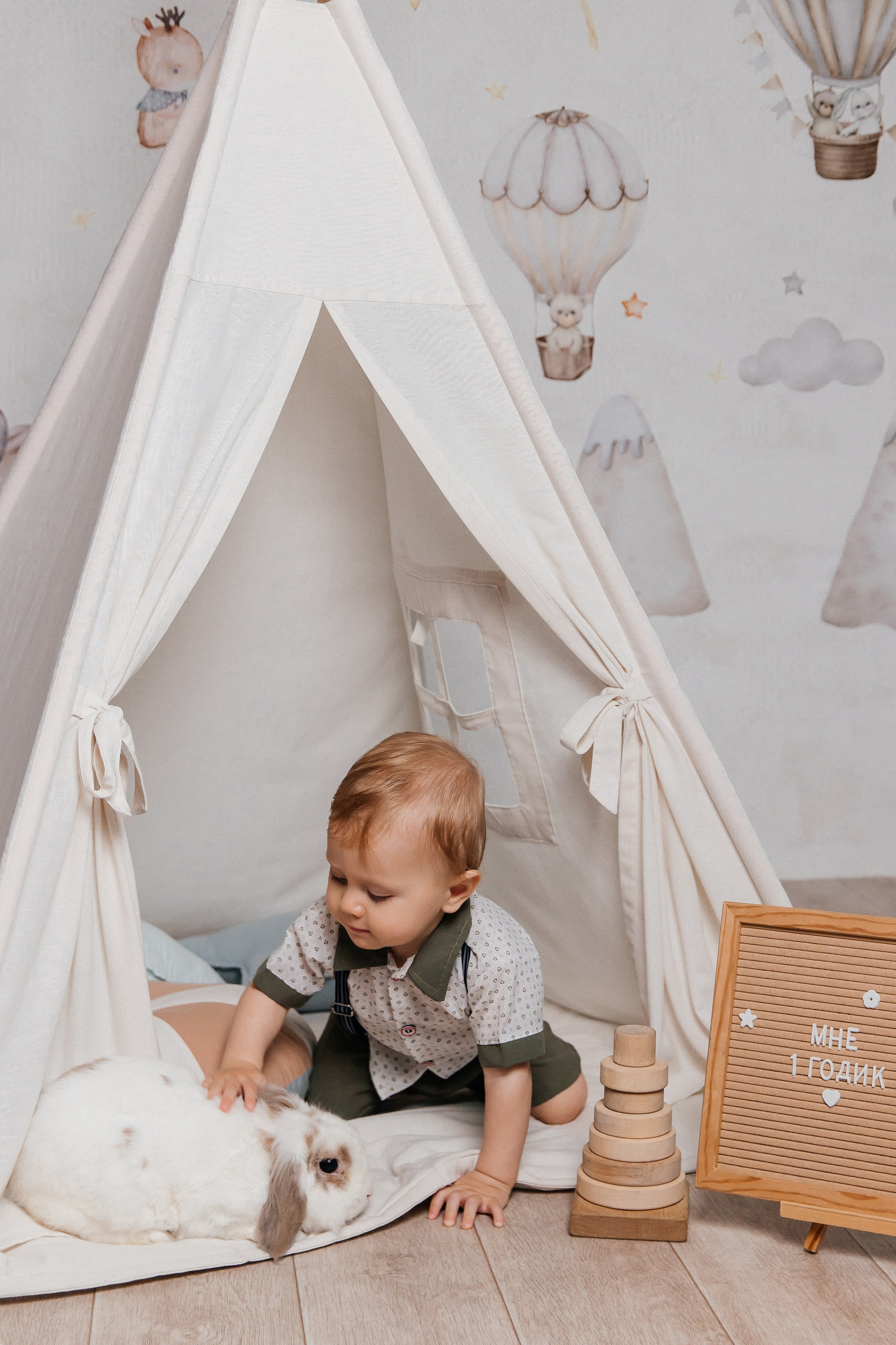 Фотосессия на 1 годик, детская фотостудия Кемерово