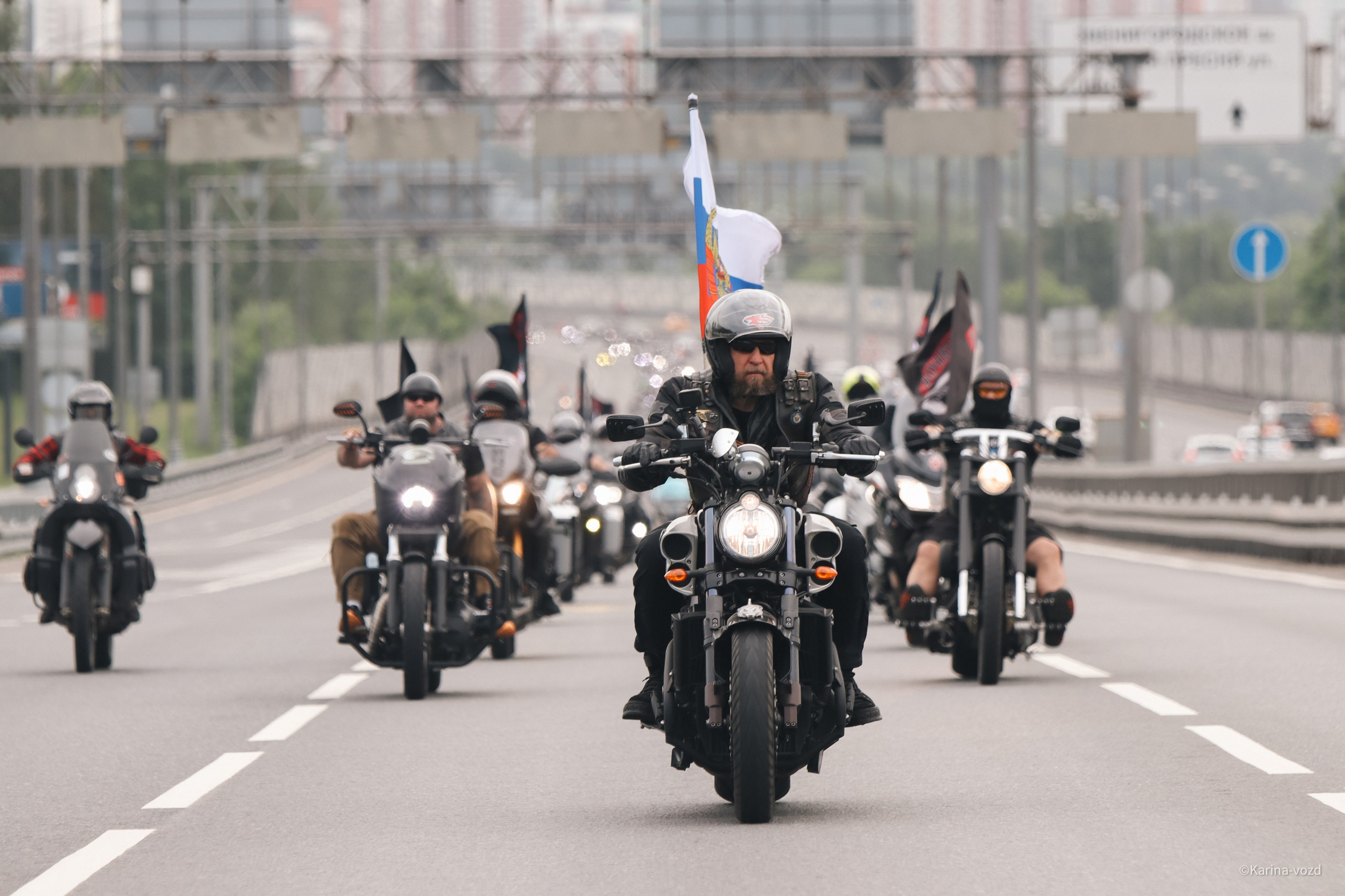 36-ти летие мотоклуба «Ночные Волки». Репортажный фотограф в Москве и Зеленограде Karina-vozd
