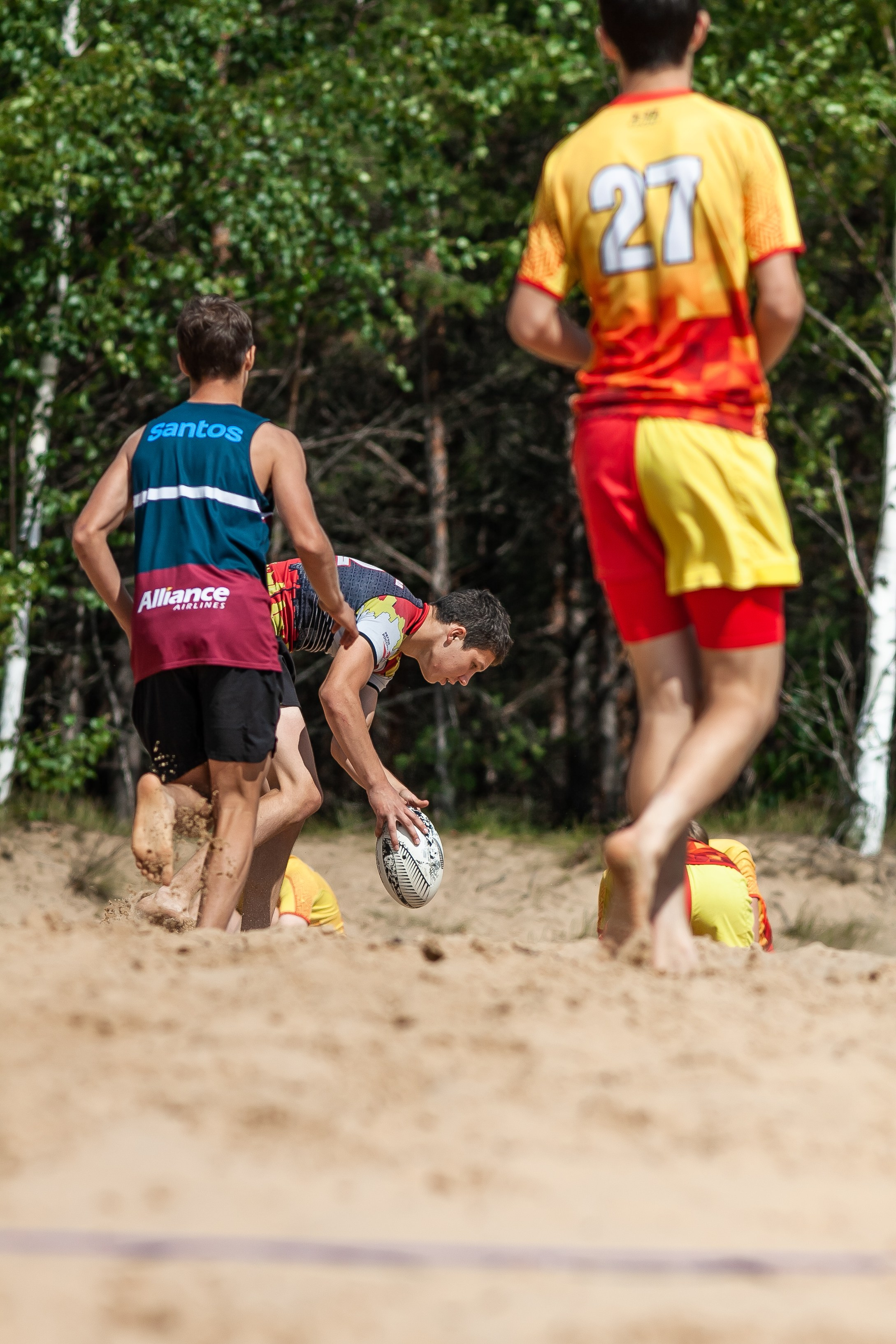 «Кубок «Молота» по пляжному Регби. Фотография