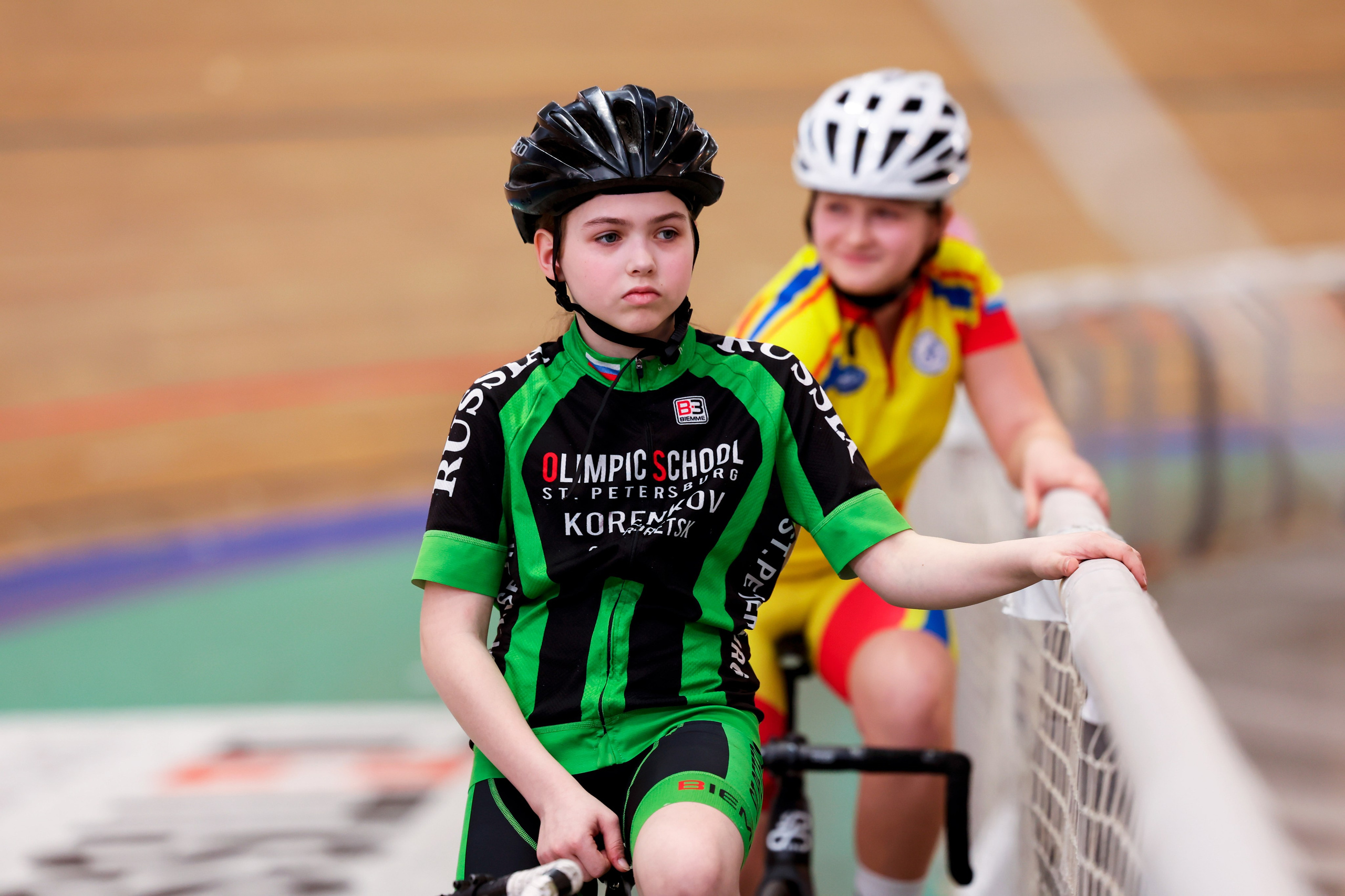 Пятый этап Региональных соревнований по велоспорту на треке (Гит, Скретч) 15.03.2025. Спортивный и репортажный фотограф Антон Тереханов