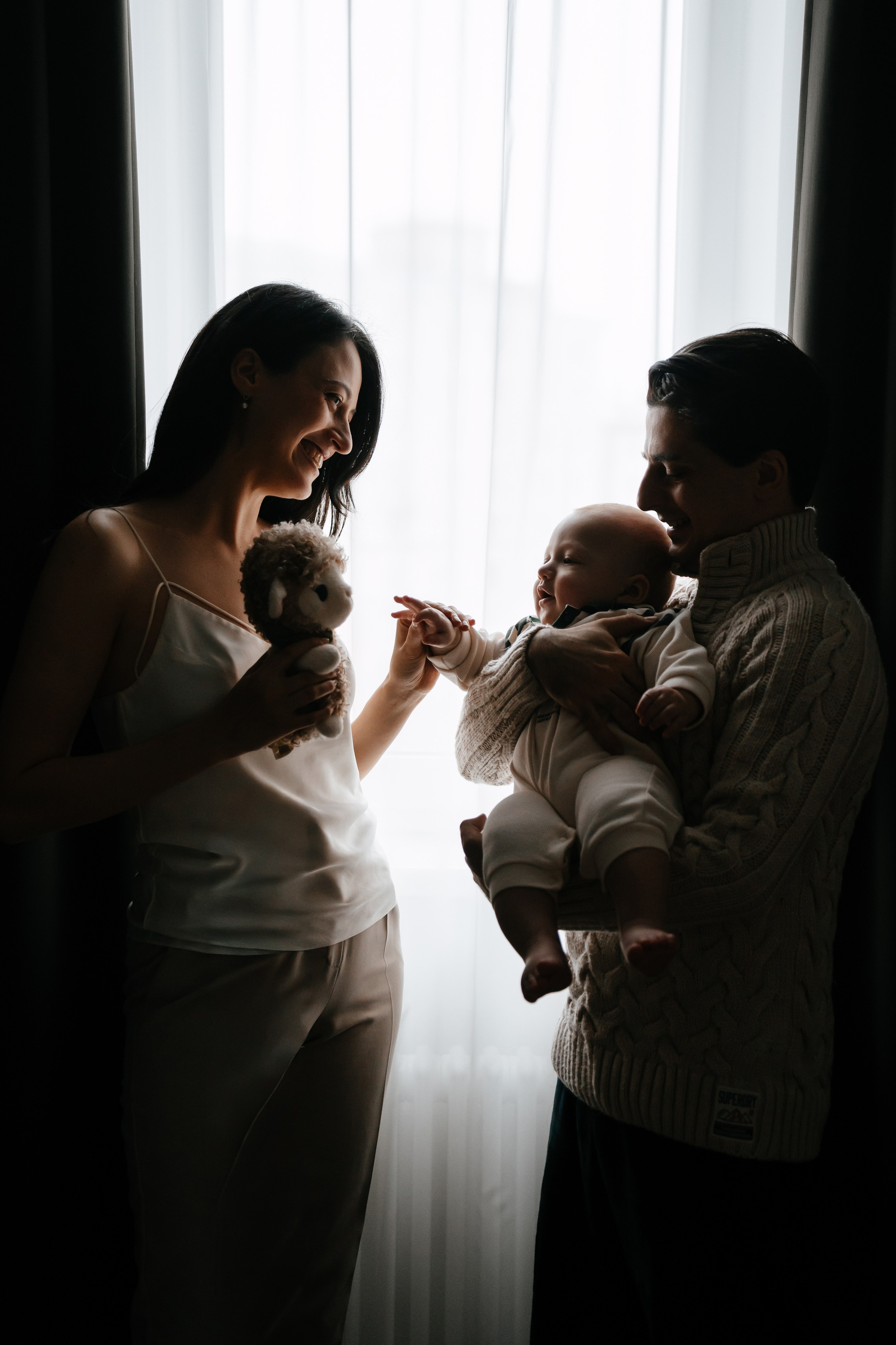 Фотосессия семейная в фотостудии и дома СПб и Москва