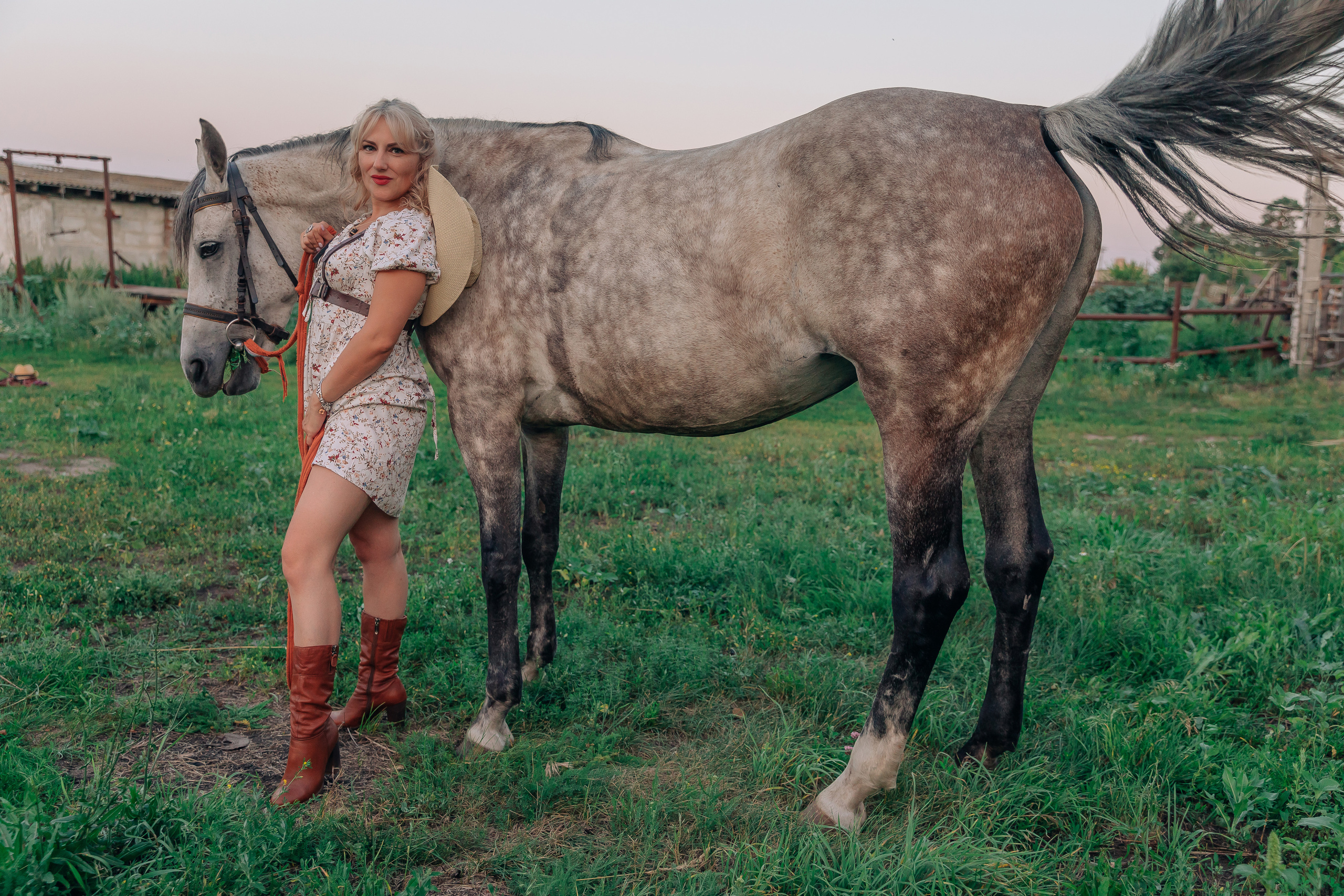 Прогулка с лошадью. Фотограф с творческими идеями в Балашове Тамара Исаева