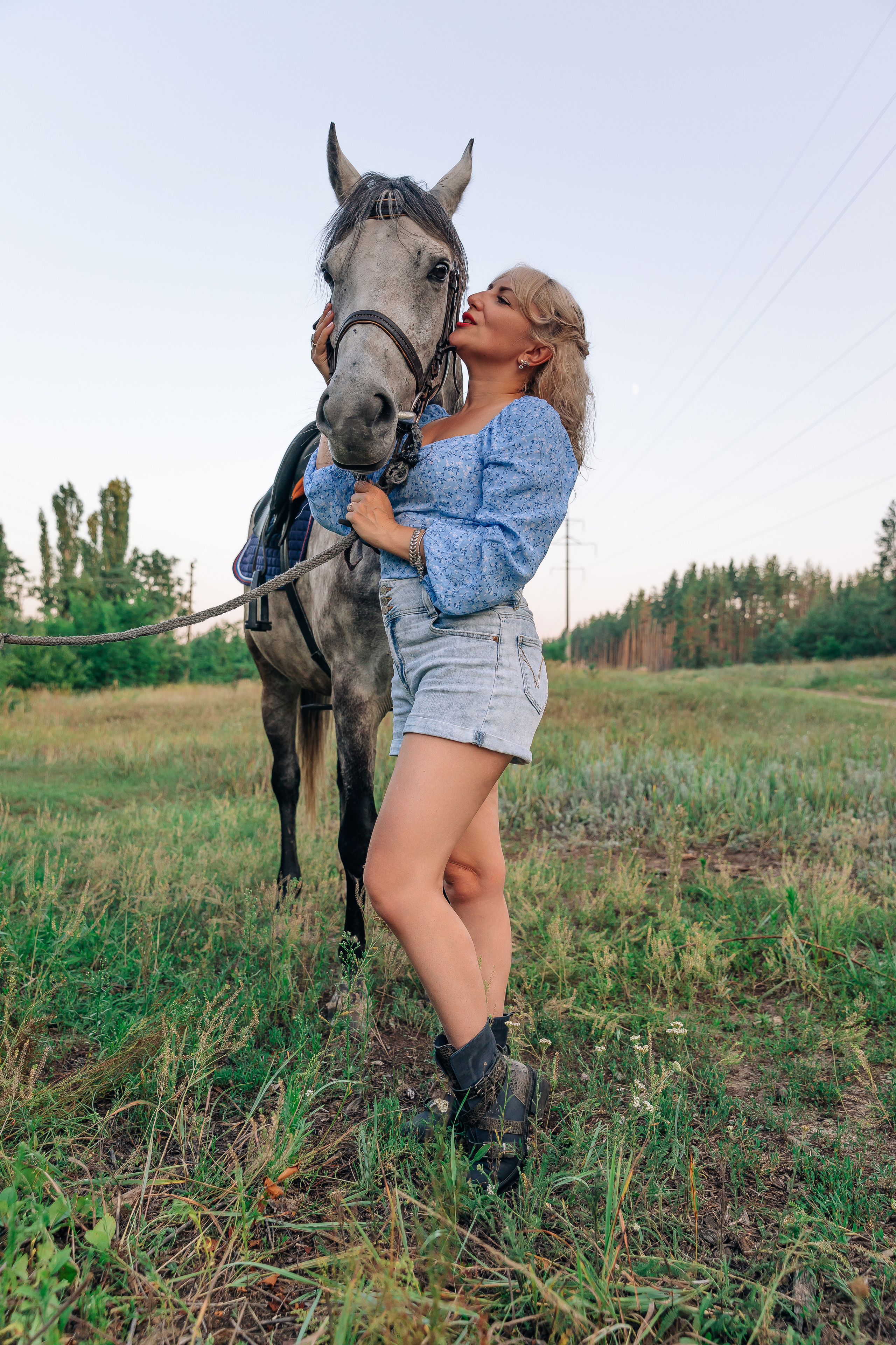 Прогулка с лошадью. Фотограф с творческими идеями в Балашове Тамара Исаева