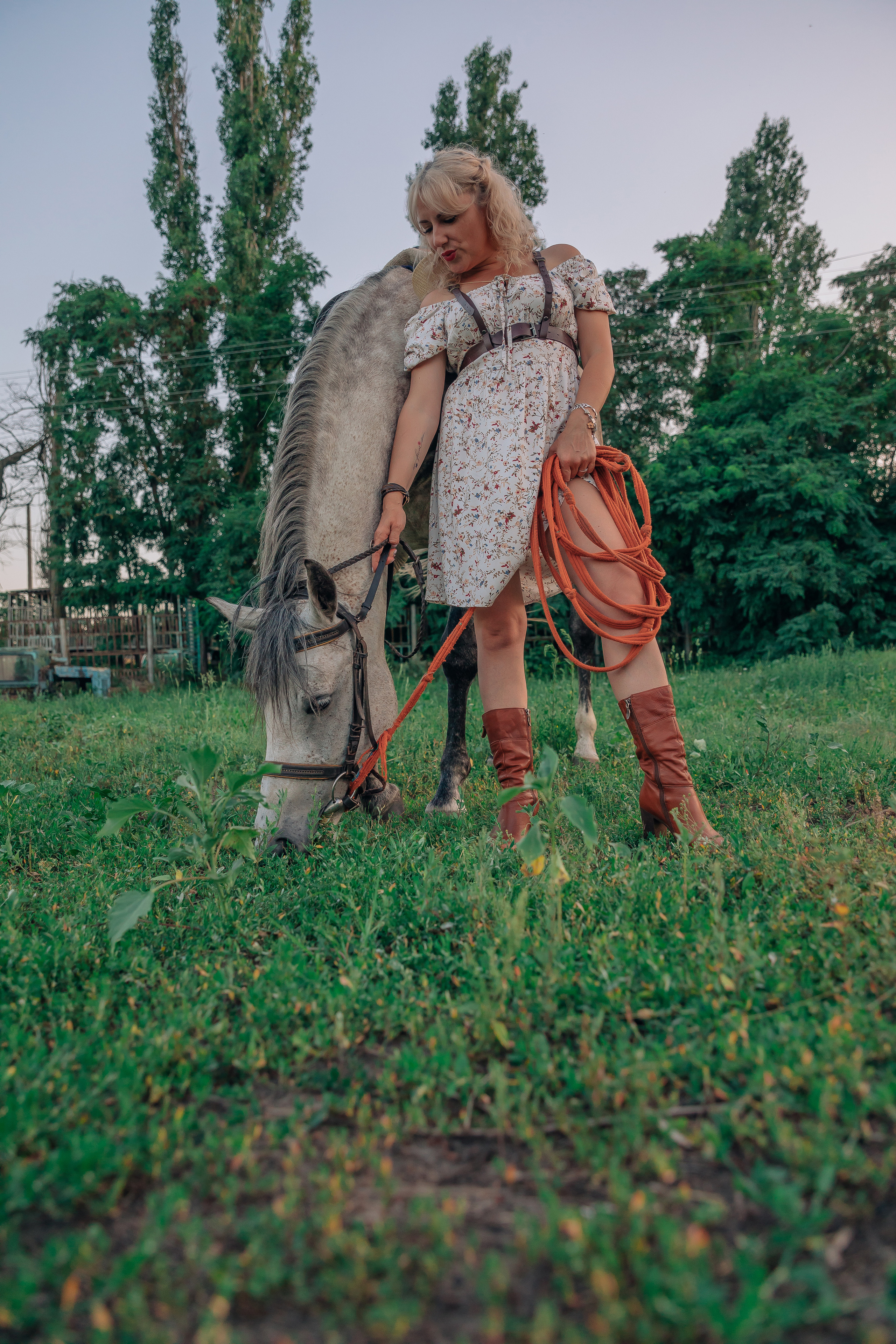 Прогулка с лошадью. Фотограф с творческими идеями в Балашове Тамара Исаева