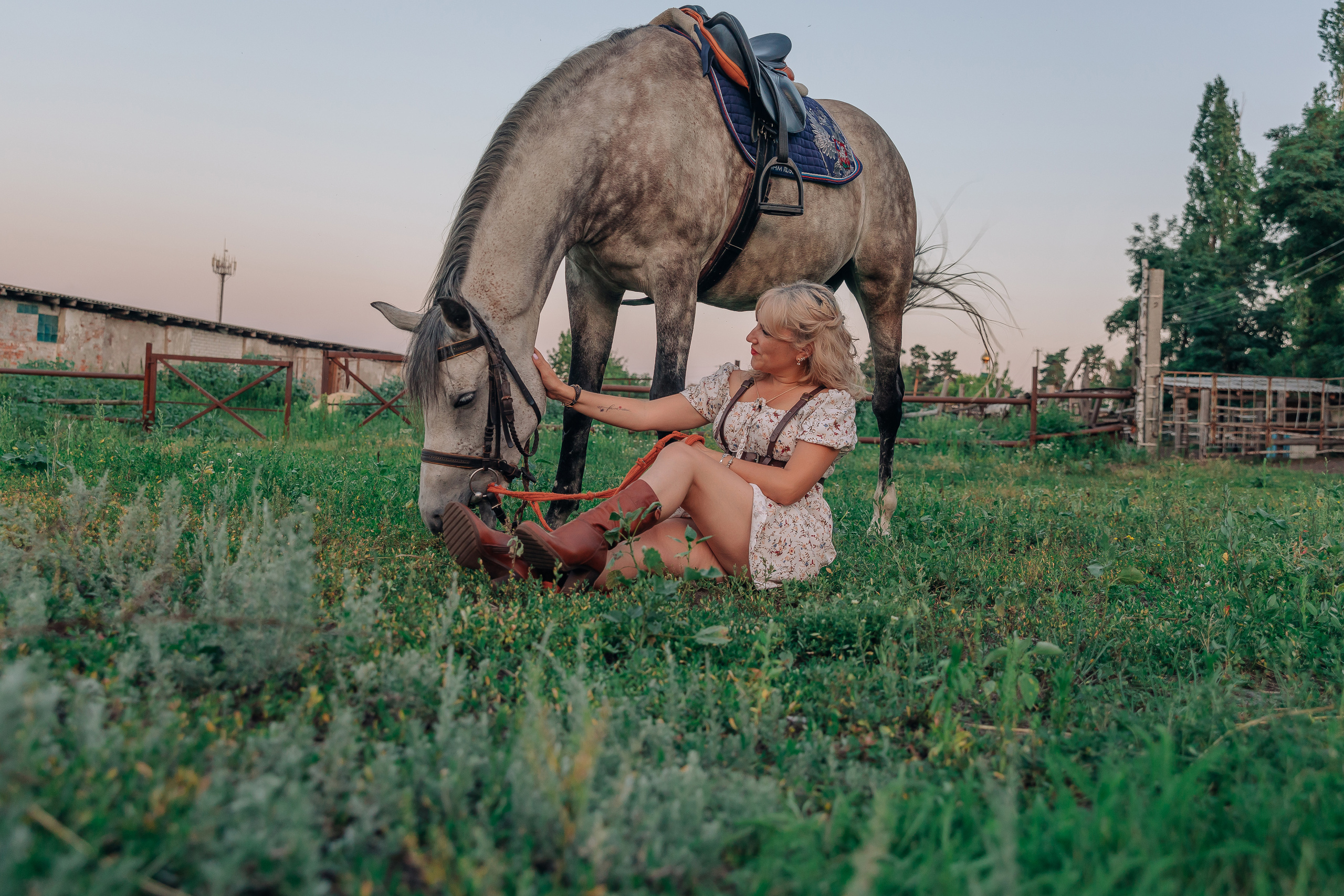 Прогулка с лошадью. Фотограф с творческими идеями в Балашове Тамара Исаева