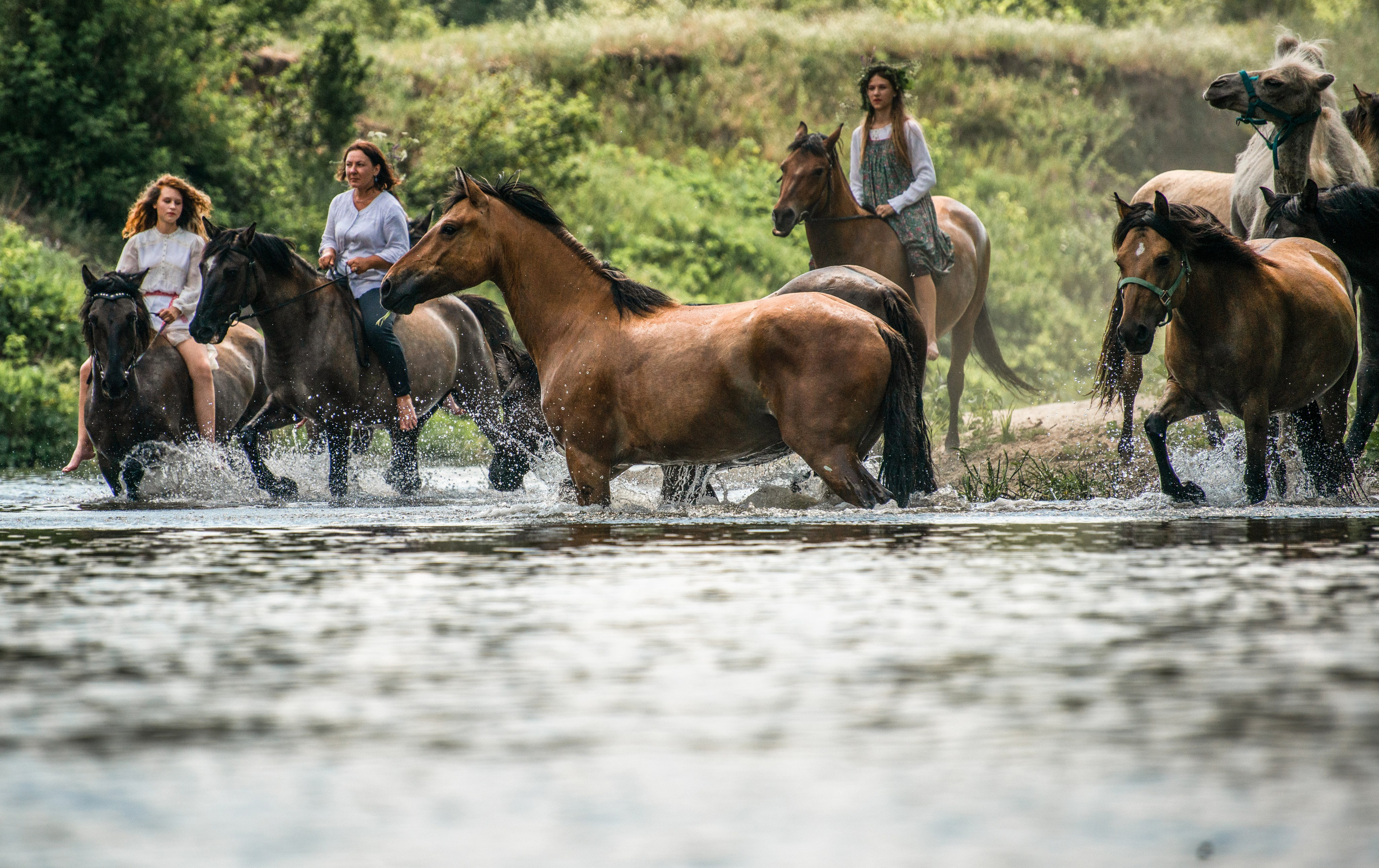 Купала в Родославном. Конный фотограф в Саратове Юлия Иванова
