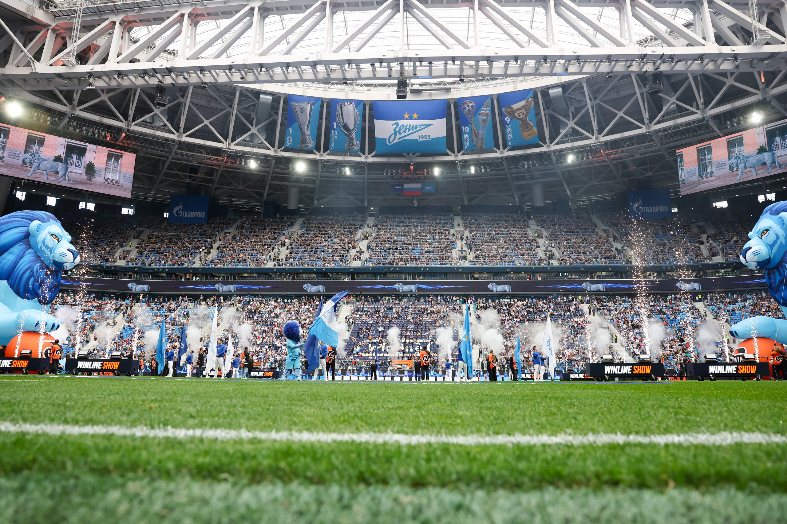 ФК «Зенит» — ФК «Динамо» Махачкала 23.08.2025. Спортивный и репортажный фотограф Антон Тереханов