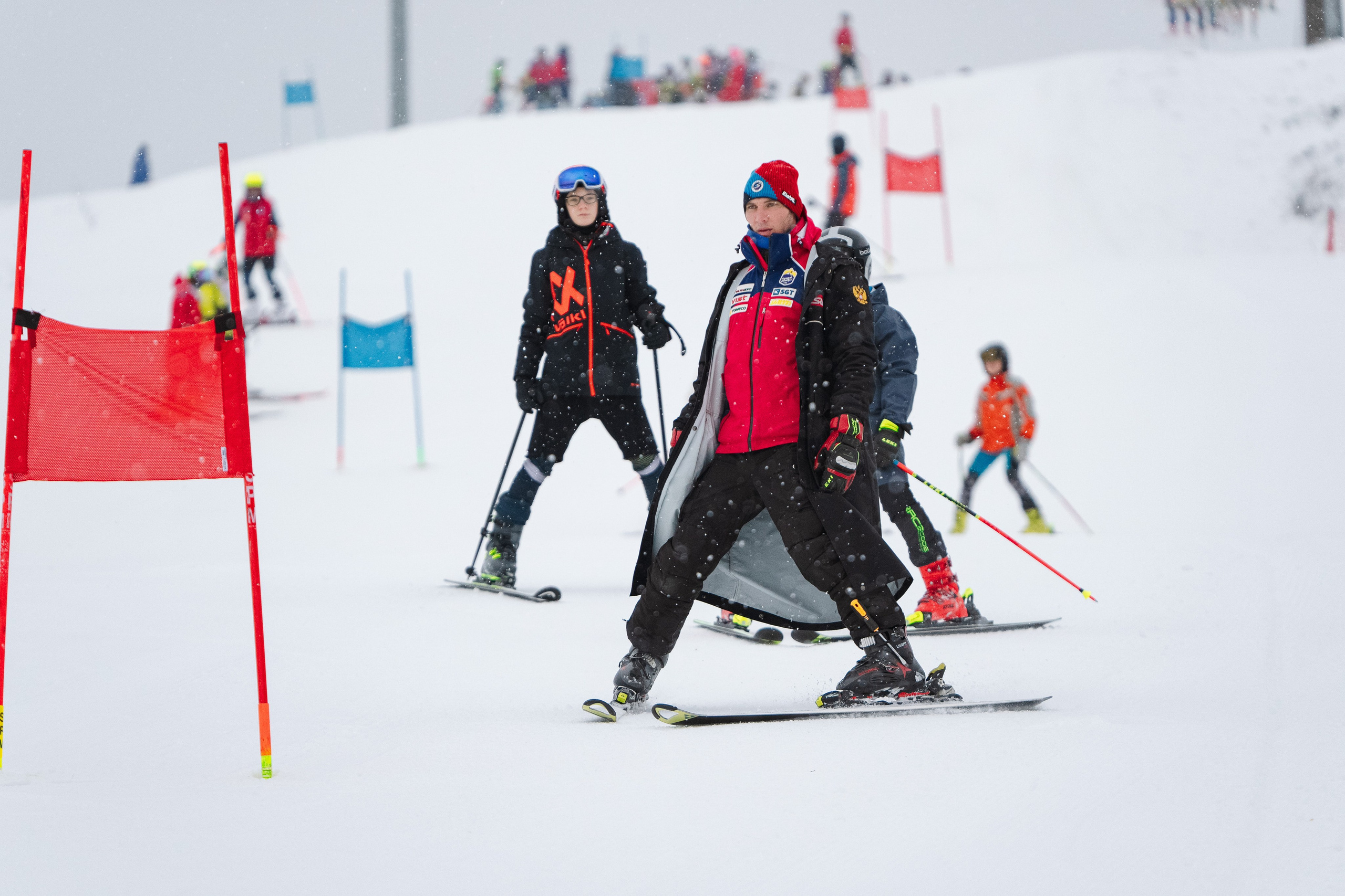 Горные лыжи. Первенство Центрального Федерального Округа. GS U14 Шуколово. Фотограф Студитский Евгений