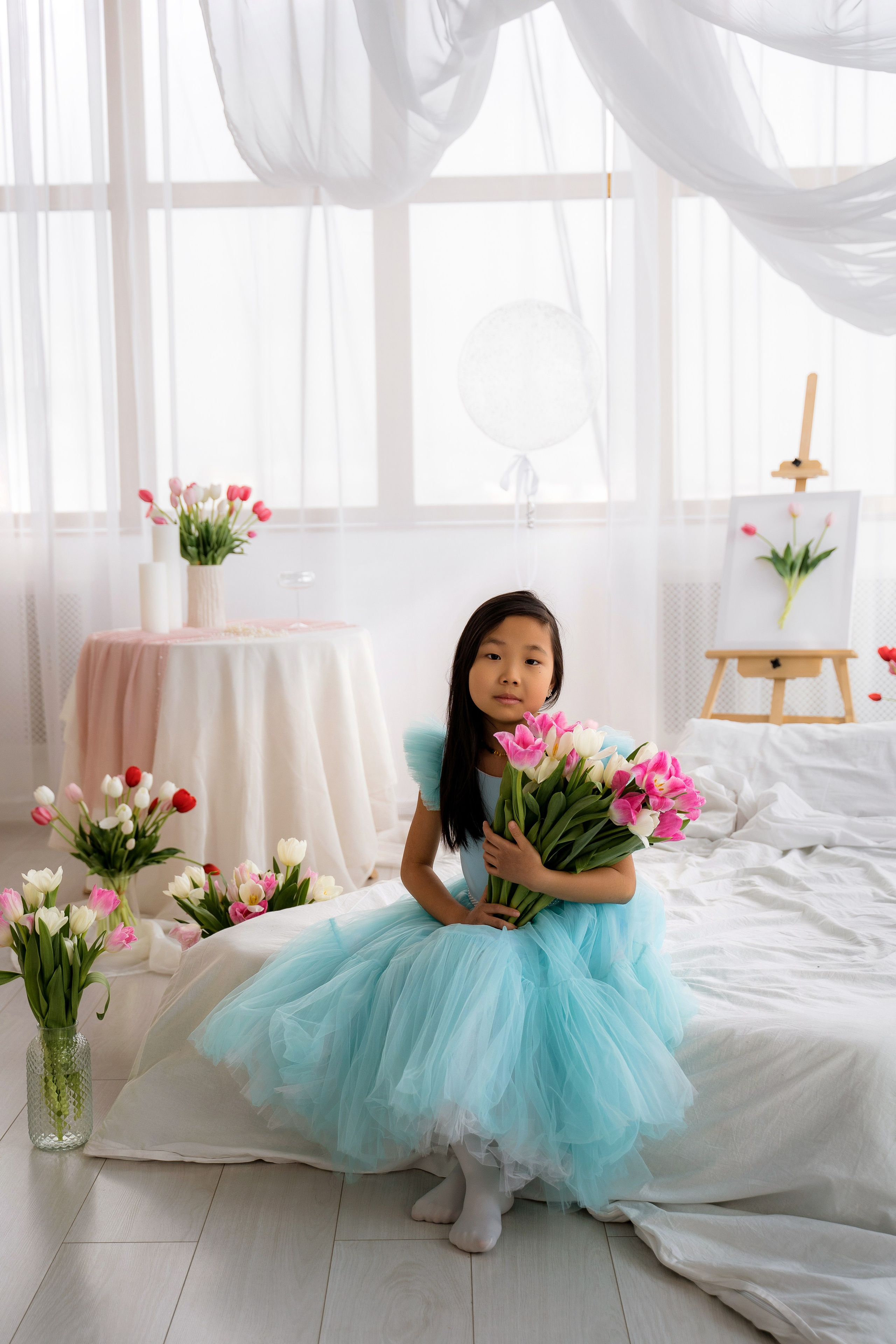 Тюльпановое настроение. Фотостудия Малина в городе Улан-Удэ. Фотограф Ирина Жарникова