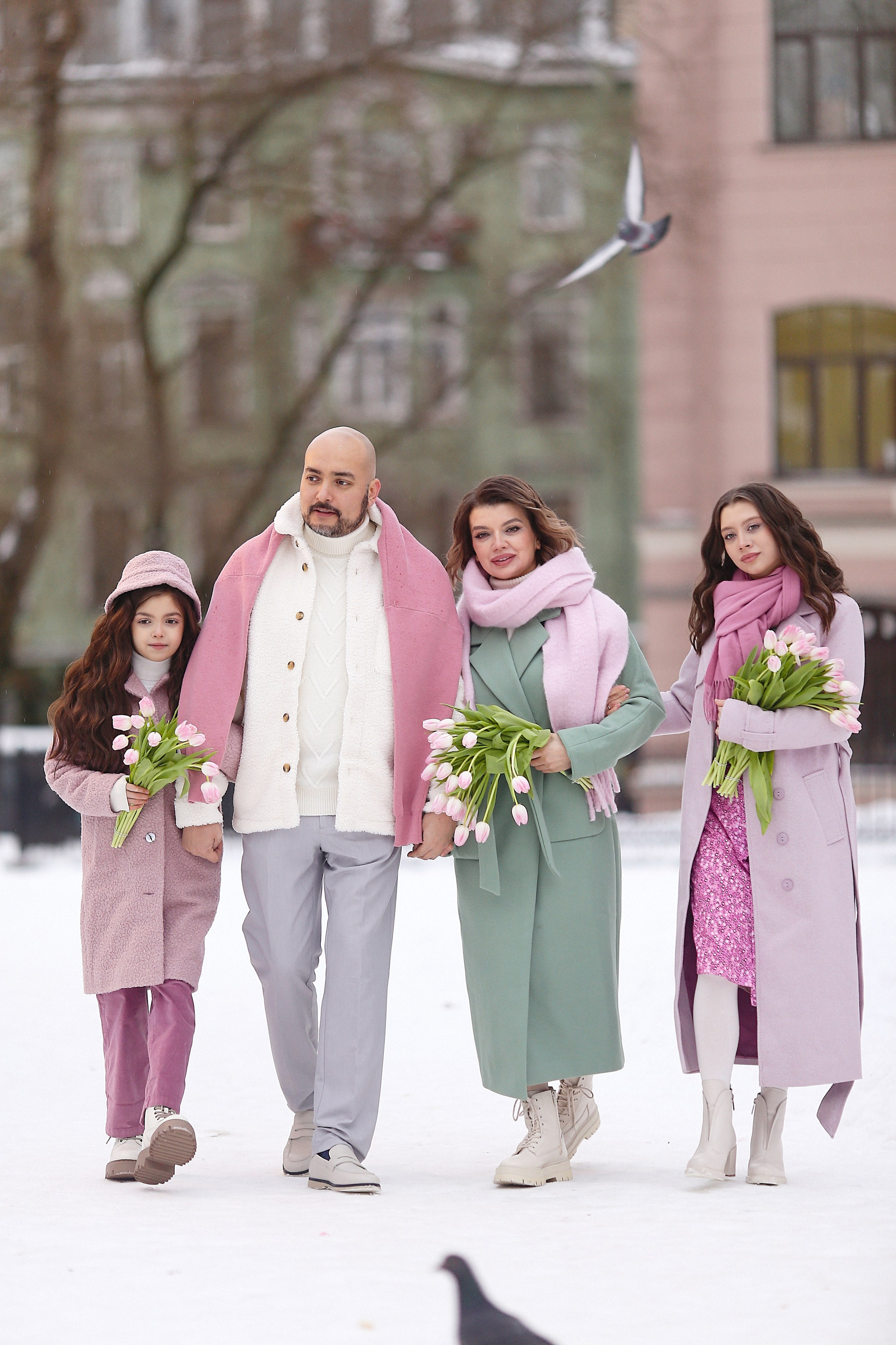 Семейная прогулочная фотосессия в Омске. Фотограф в Омске Таня Бережная